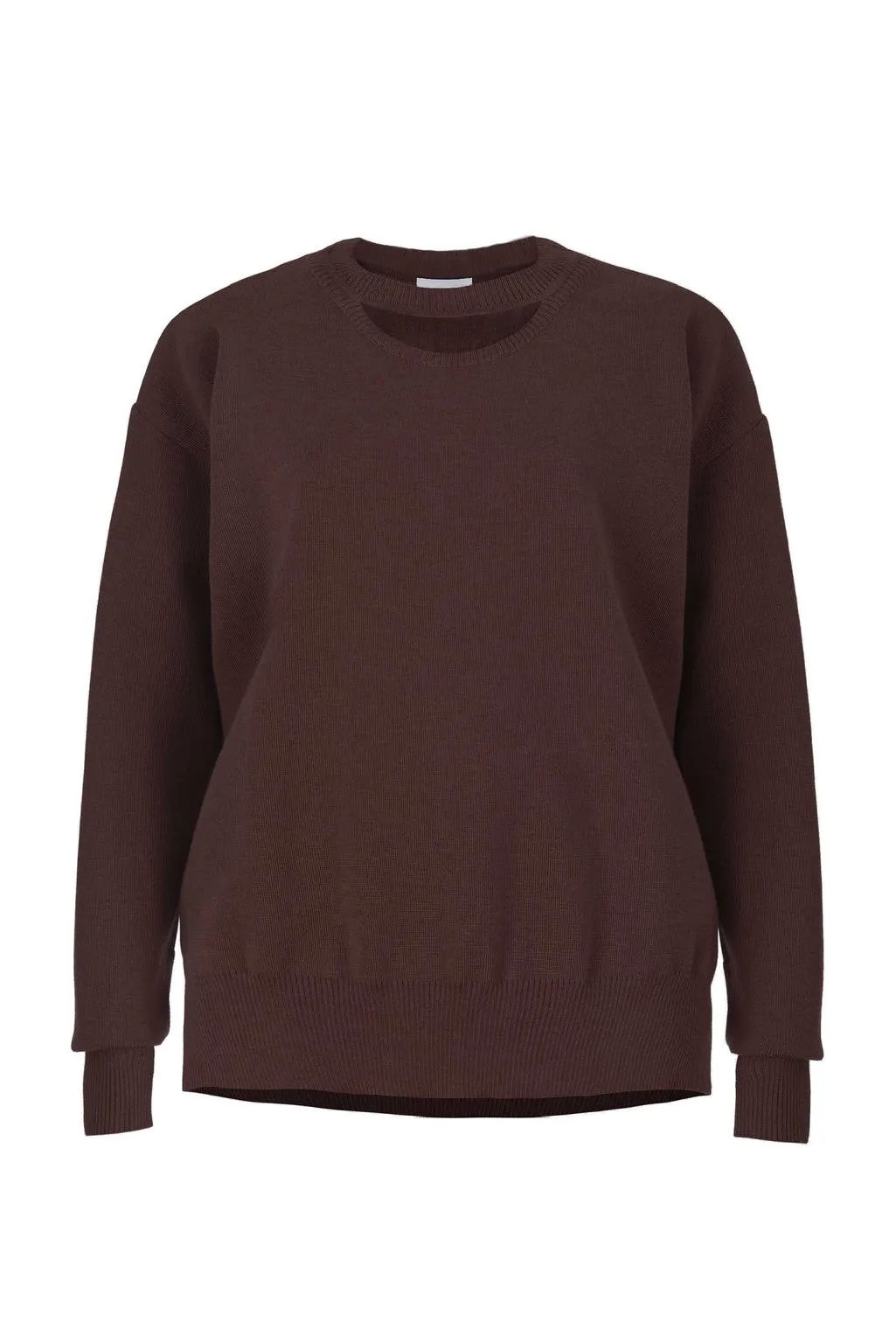 Rotondo 100% Merino Jumper Chocolate sold by Ivalo.com product image thumbnail 2