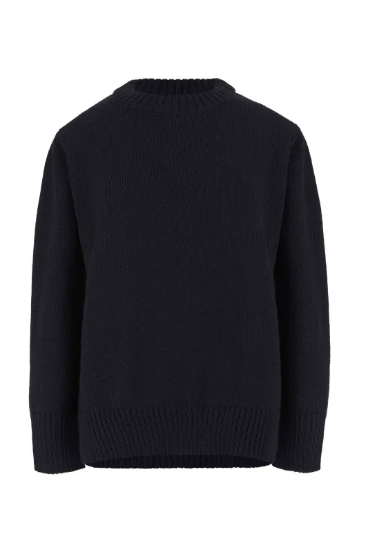 Marina Merino Jumper Black sold by Ivalo.com