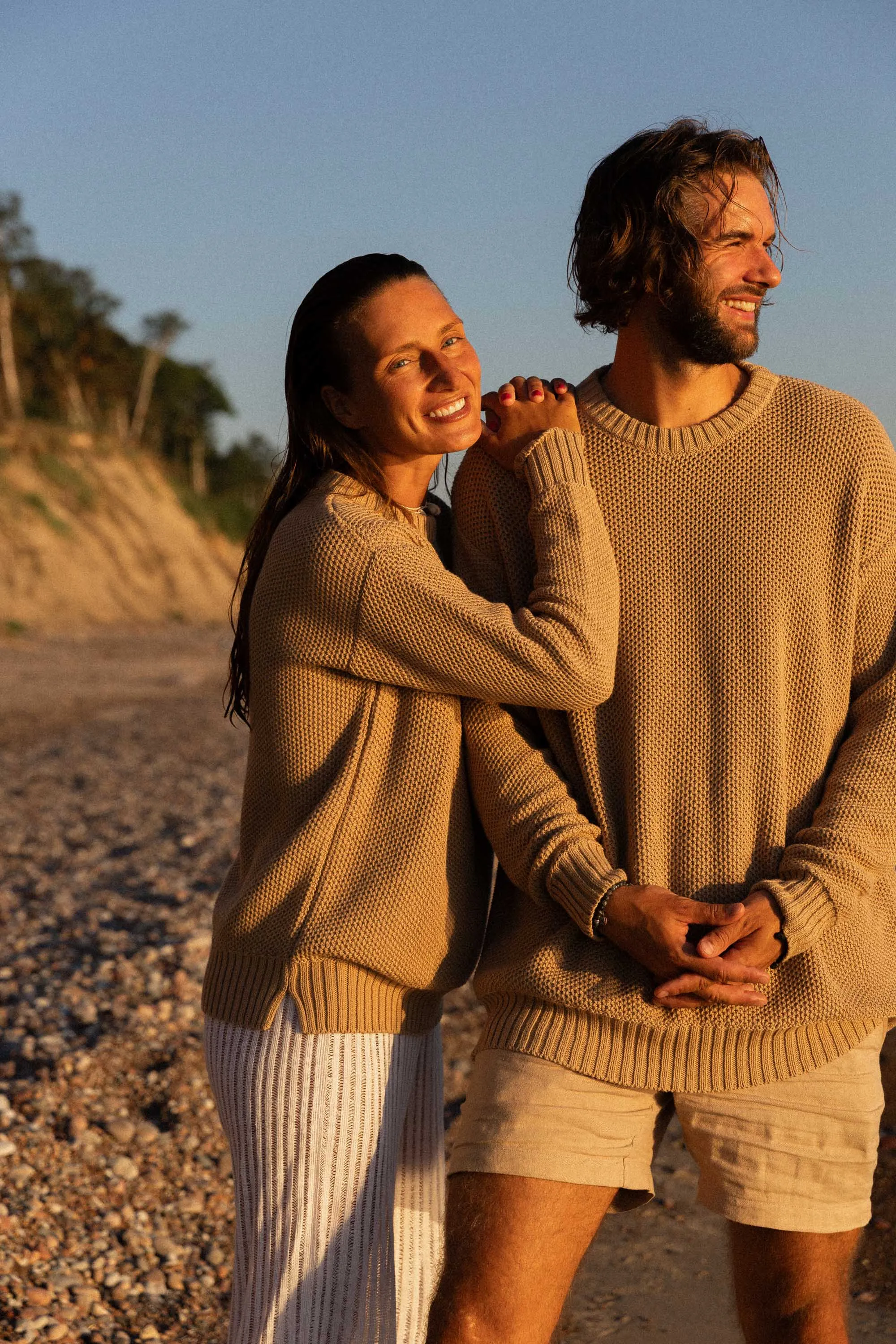 Honeycomb Unisex Jumper Sand sold by Ivalo.com product image thumbnail 2