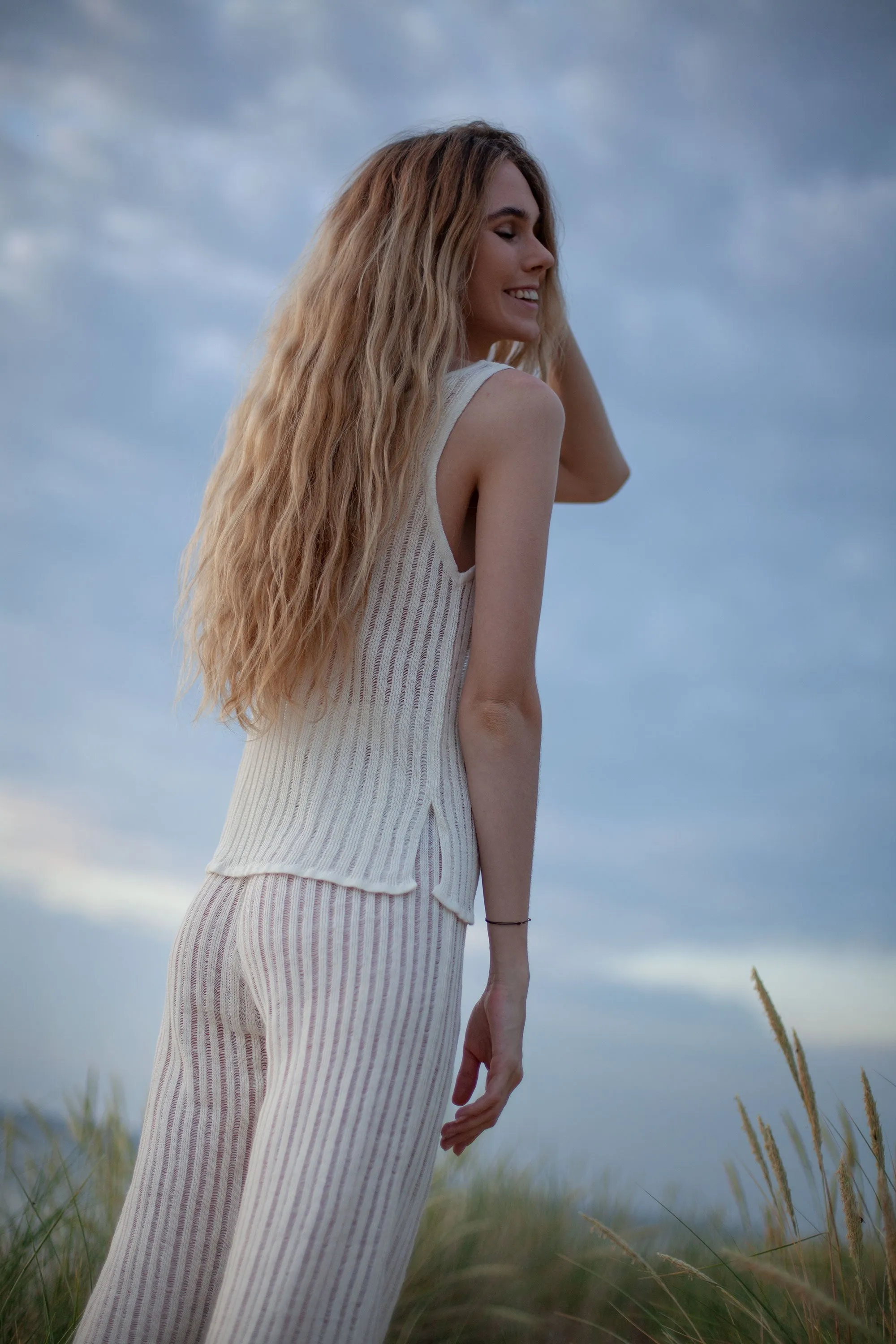 Sole & Caldo Linen Co-ord White sold by Ivalo.com product image thumbnail 4