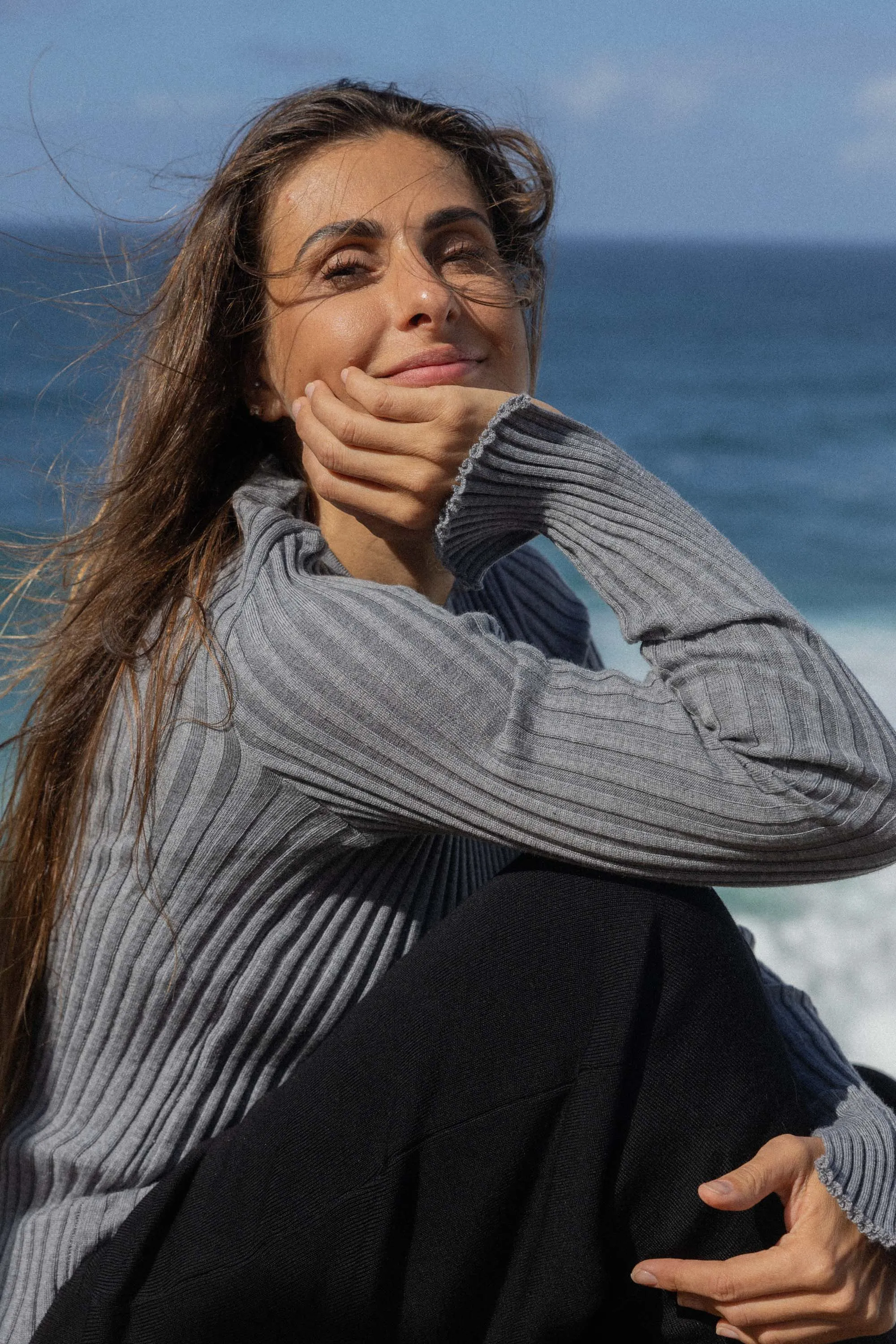 Brera Merino Long-Sleeve Top Light Grey sold by Ivalo.com product image thumbnail 3