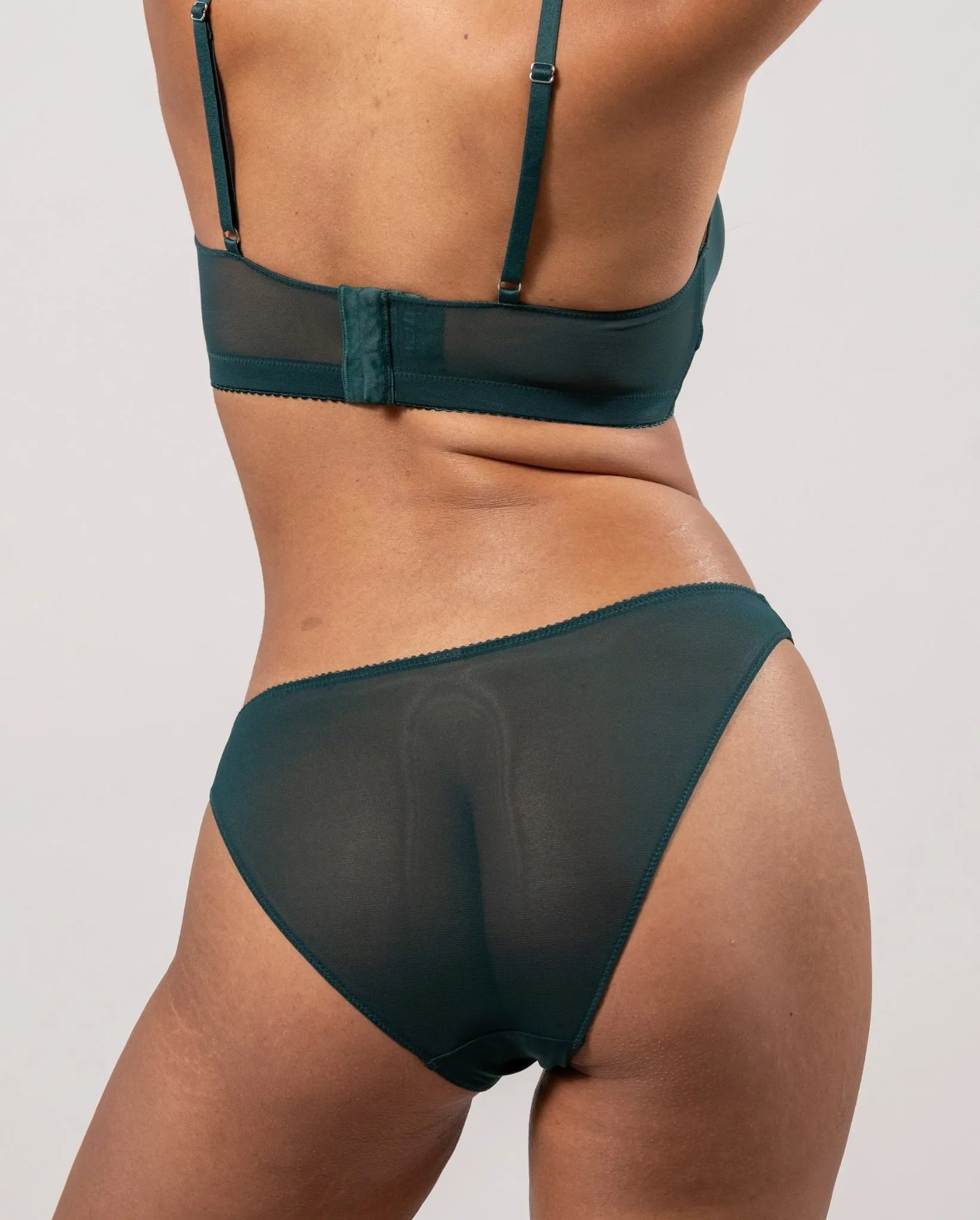 Mesh Bikini Briefs Pine Green sold by Ivalo.com product image thumbnail 2