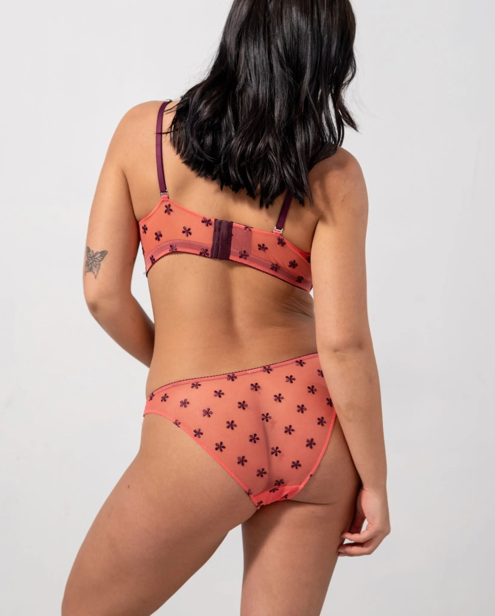 Mesh Bikini Briefs Coral/Cherry sold by Ivalo.com product image thumbnail 2