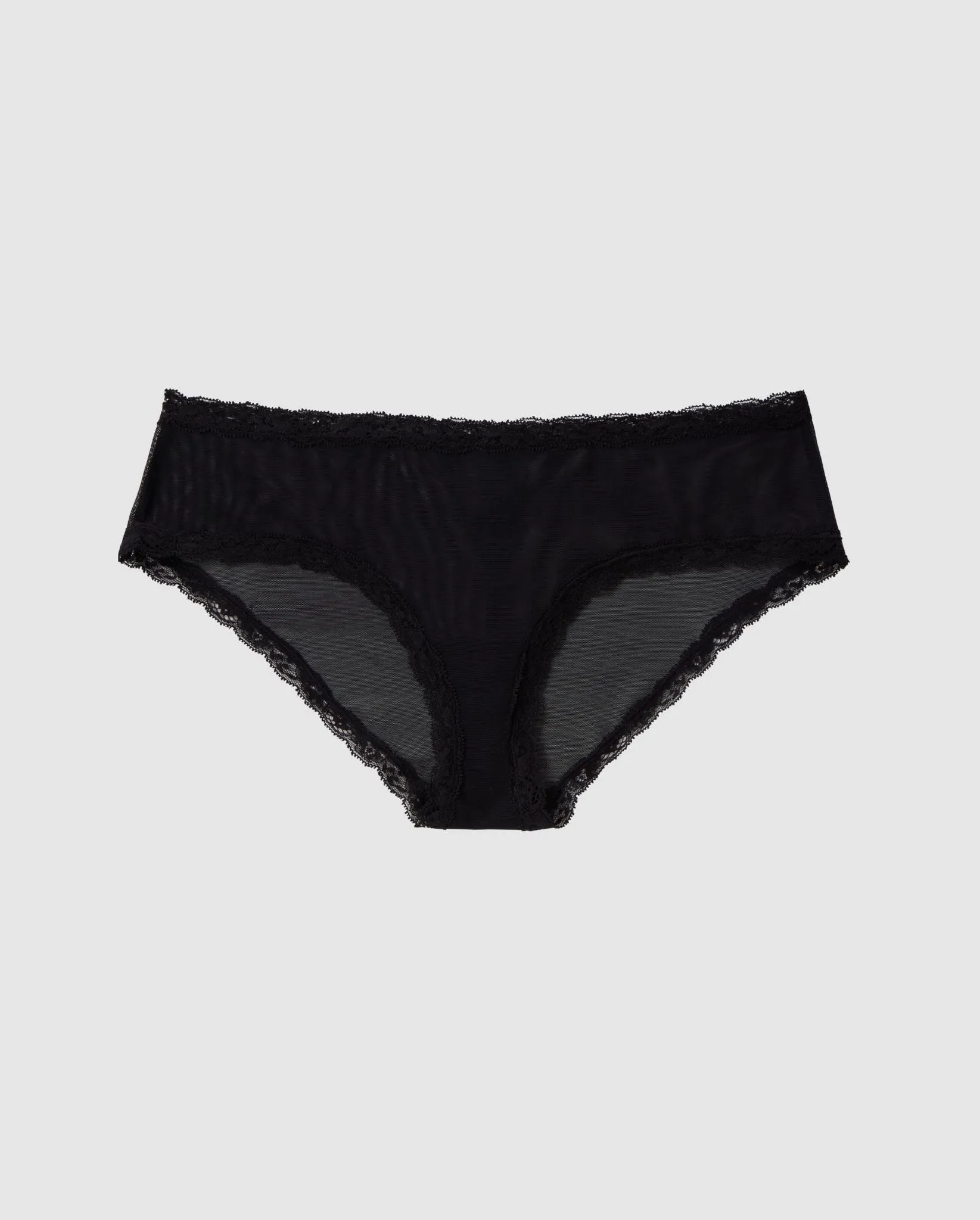 Mesh Lace Trim Hipster Black sold by Ivalo.com