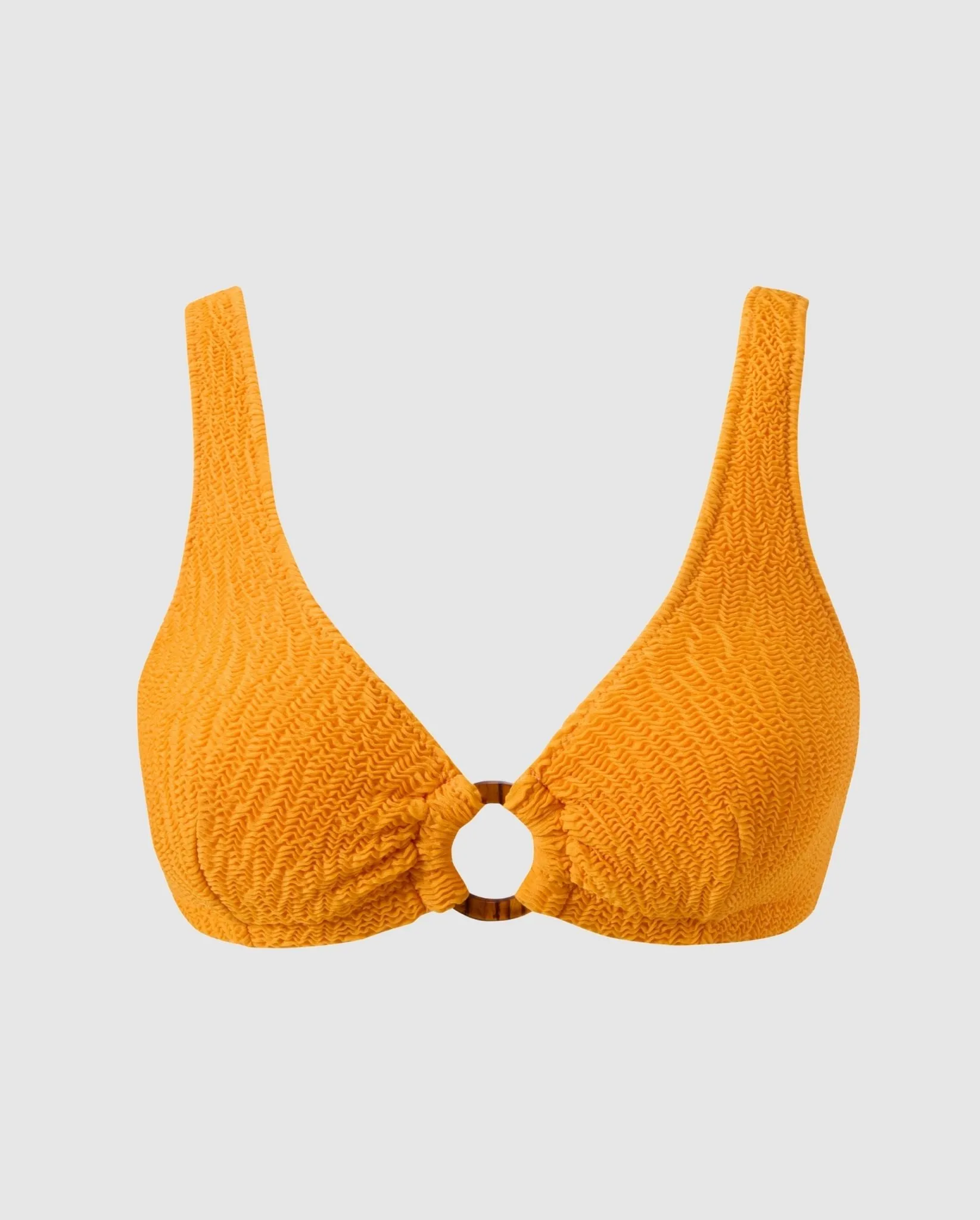 Ring Scoop Bikini Top Apricot sold by Ivalo.com