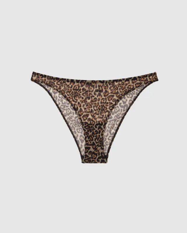 Mesh Bikini Briefs Leopard sold by Ivalo.com