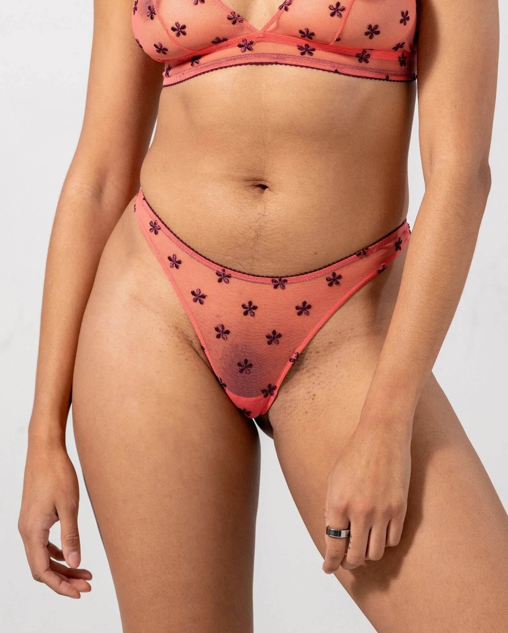 Mesh Thong Coral/Cherry sold by Ivalo.com product image thumbnail 3