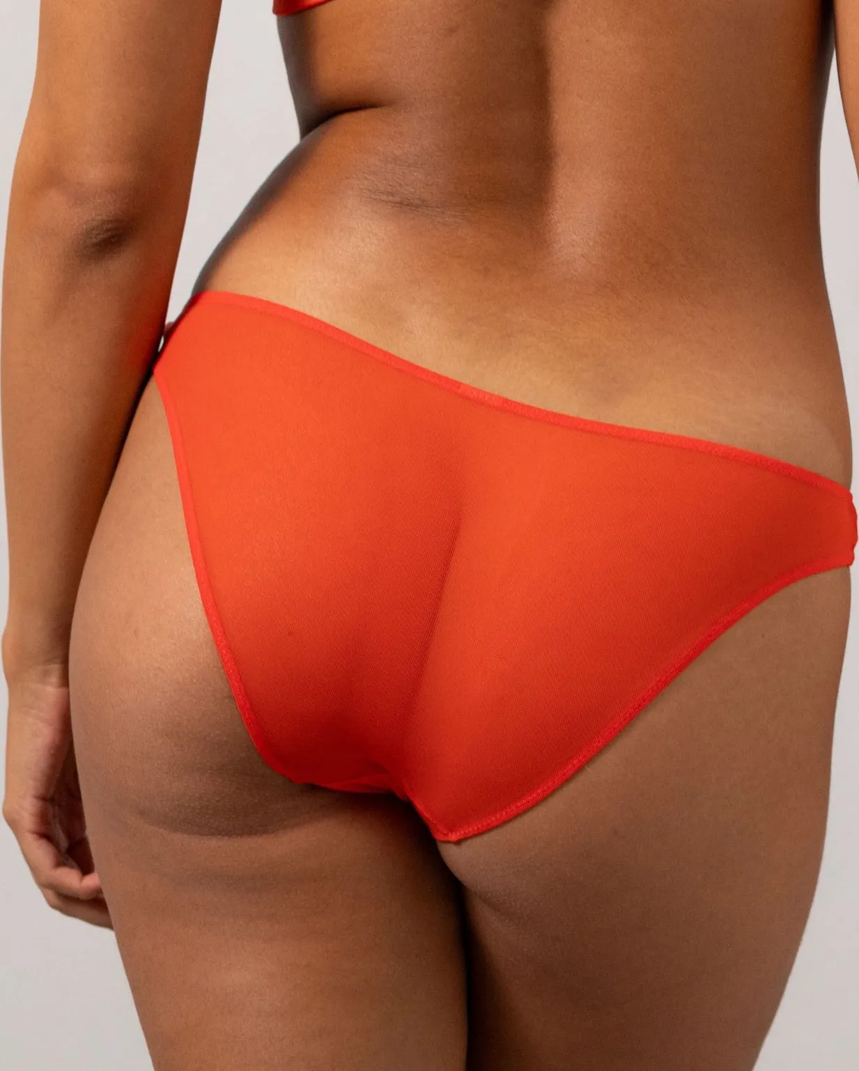 Mesh Bikini Briefs Fiery Red sold by Ivalo.com product image thumbnail 5