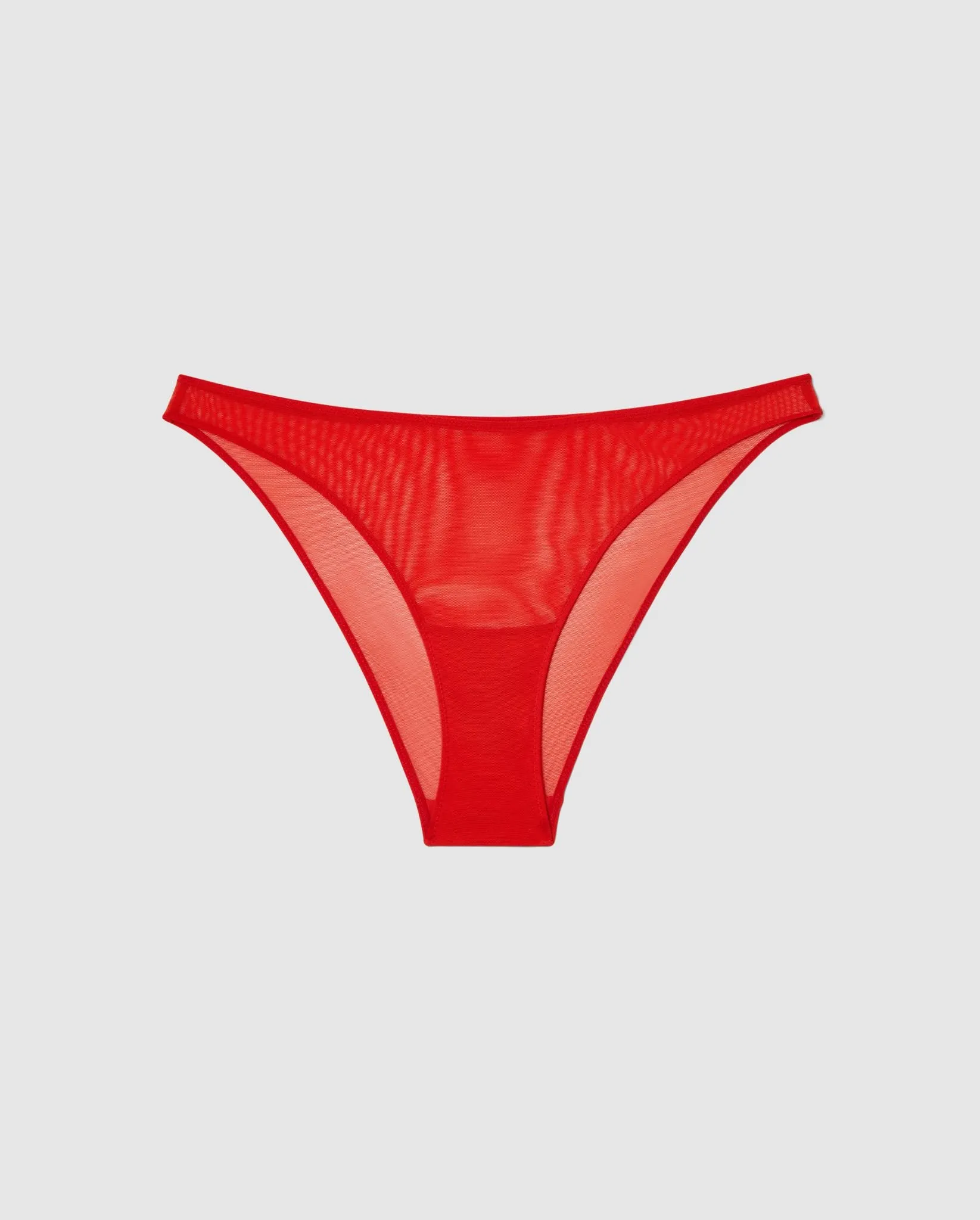 Mesh Bikini Briefs Fiery Red sold by Ivalo.com
