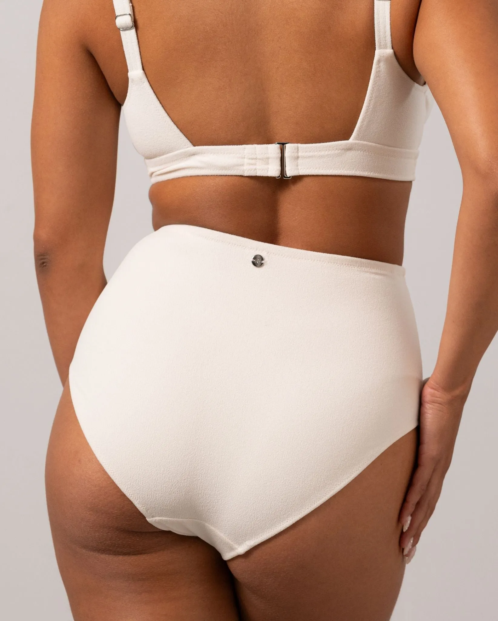Highwaist Bikini Briefs Cream sold by Ivalo.com product image thumbnail 2