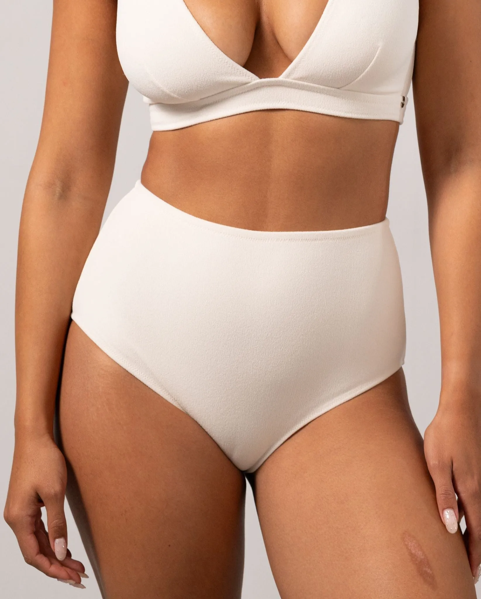 Highwaist Bikini Briefs Cream sold by Ivalo.com product image thumbnail 3