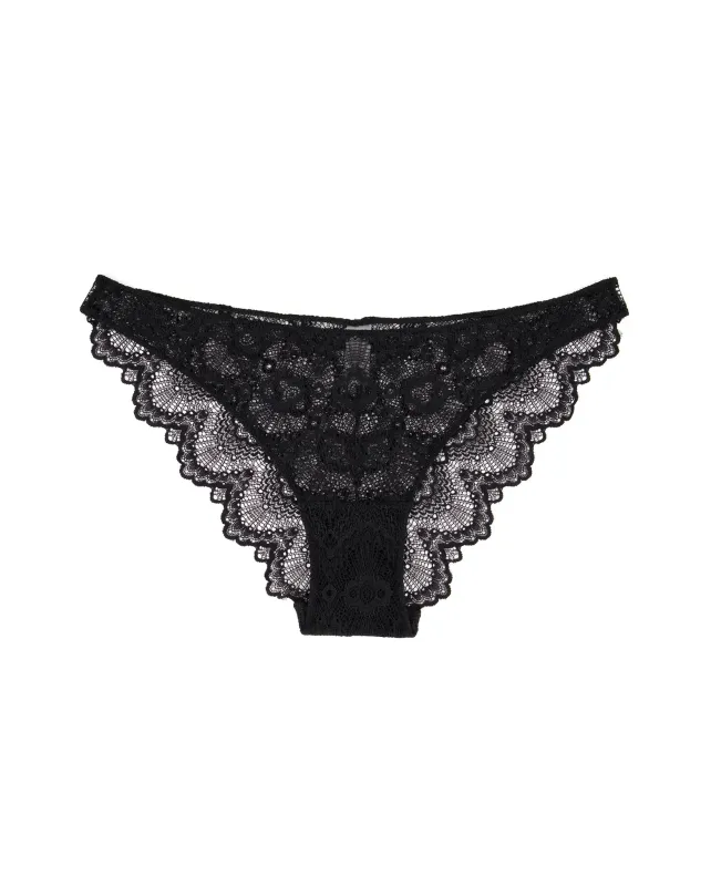Lace Bikini Briefs Saboteur Black sold by Ivalo.com