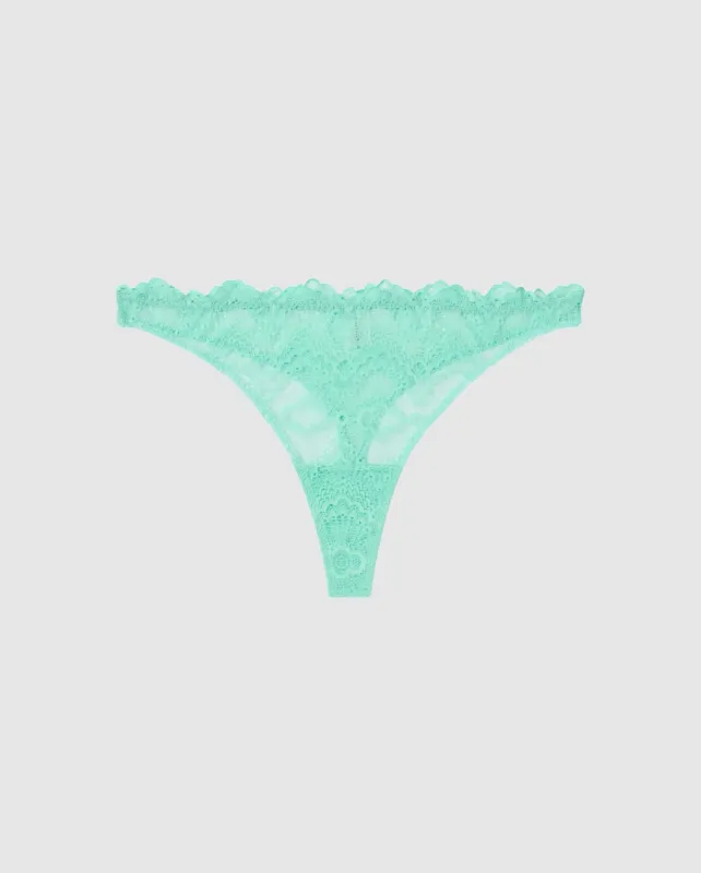 Lace Thong Turquoise sold by Ivalo.com