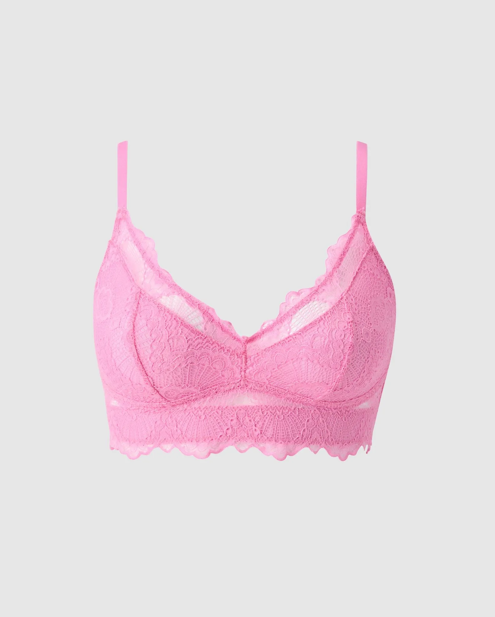 Lace Support Bra Candy Pink sold by Ivalo.com