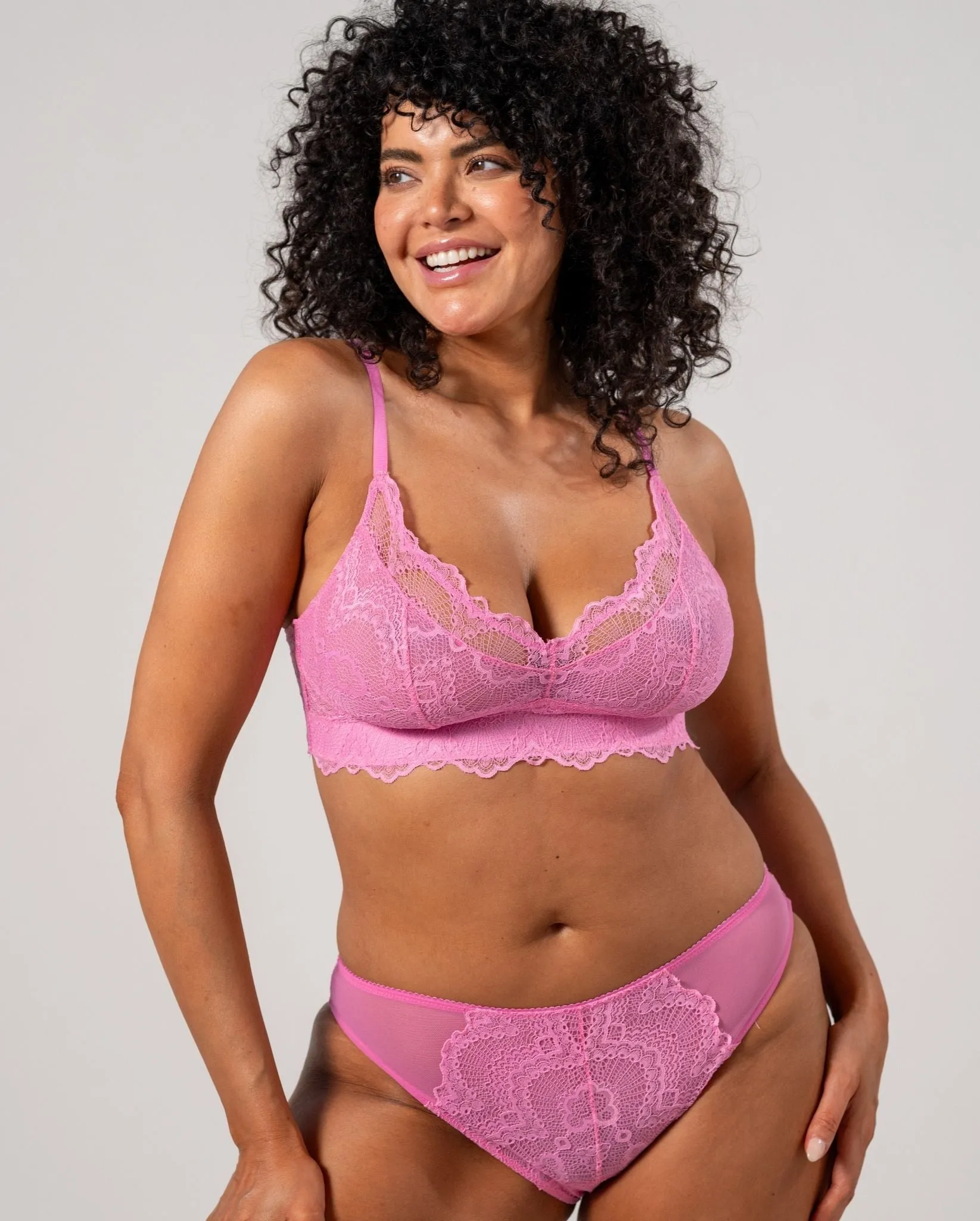 Lace Support Bra Candy Pink sold by Ivalo.com product image thumbnail 2