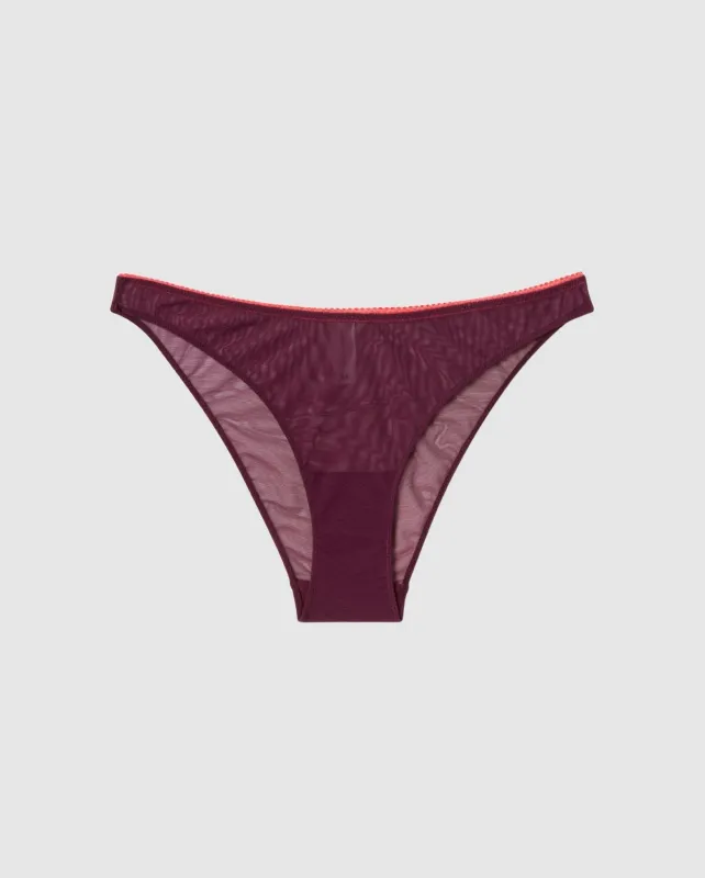 Mesh Bikini Briefs Cherry/Coral sold by Ivalo.com