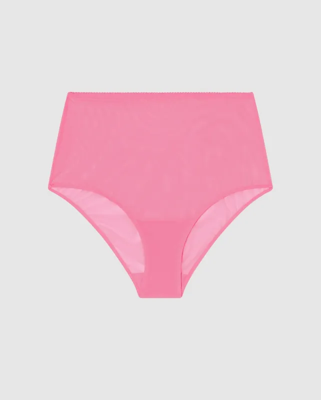 Mesh Highwaist Briefs Candy Pink sold by Ivalo.com