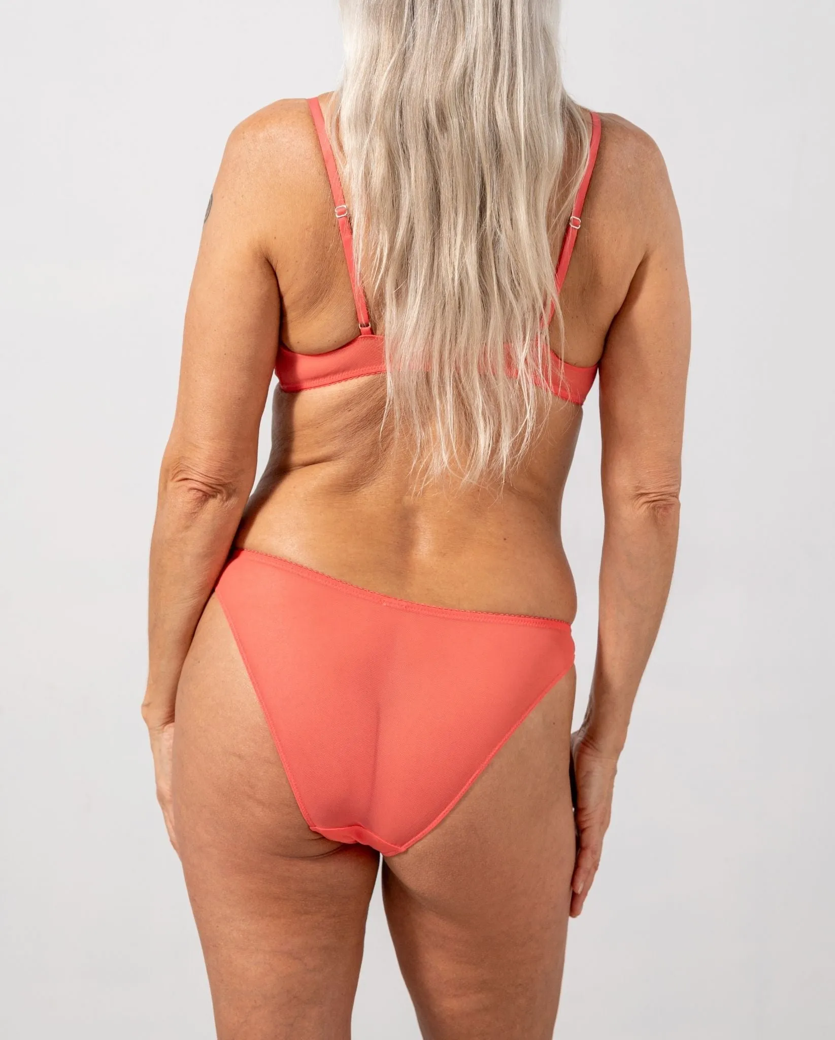 Mesh Bikini Briefs Coral sold by Ivalo.com product image thumbnail 2