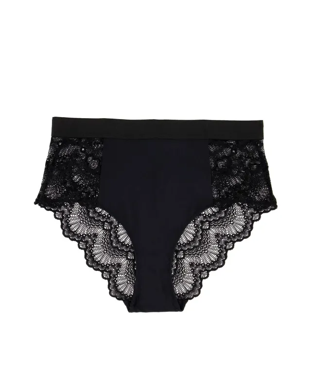 Highwaist Briefs Saboteur Black sold by Ivalo.com