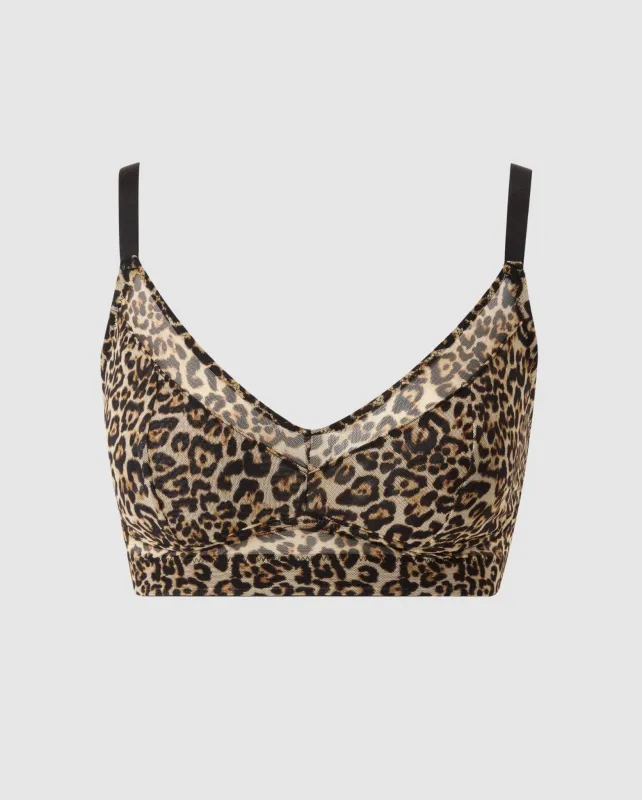 Mesh Support Bra Leopard sold by Ivalo.com