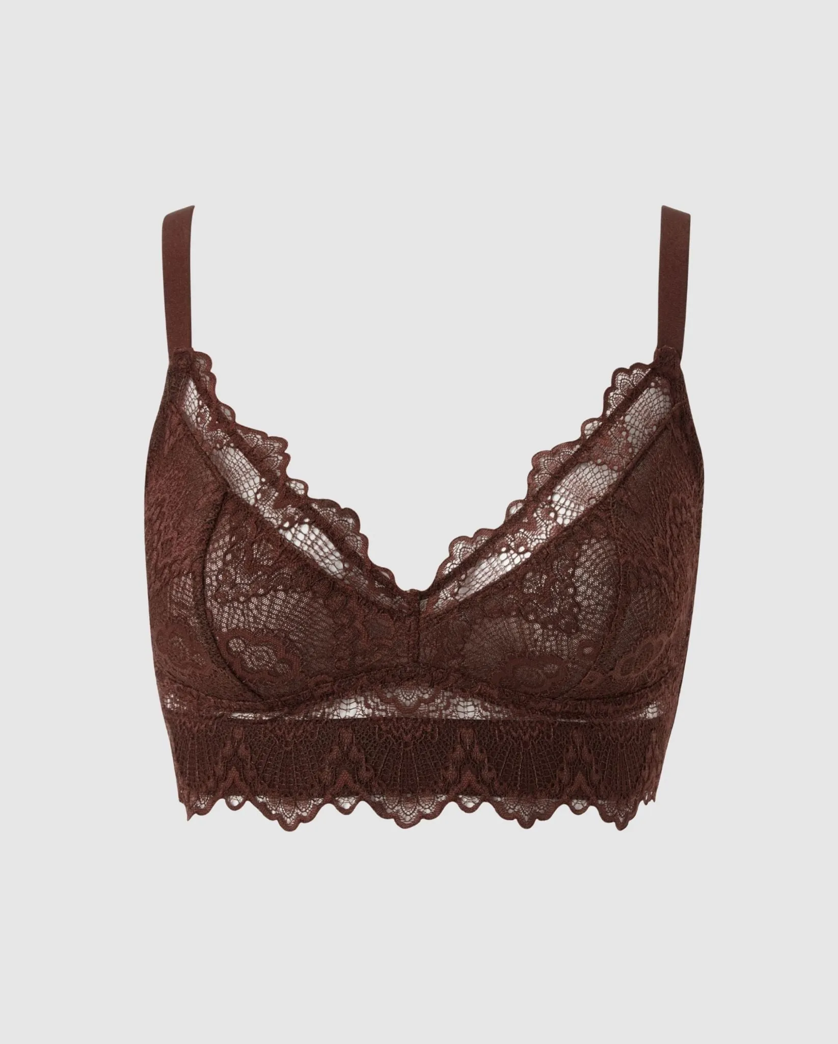 Lace Support Bra Coffee sold by Ivalo.com