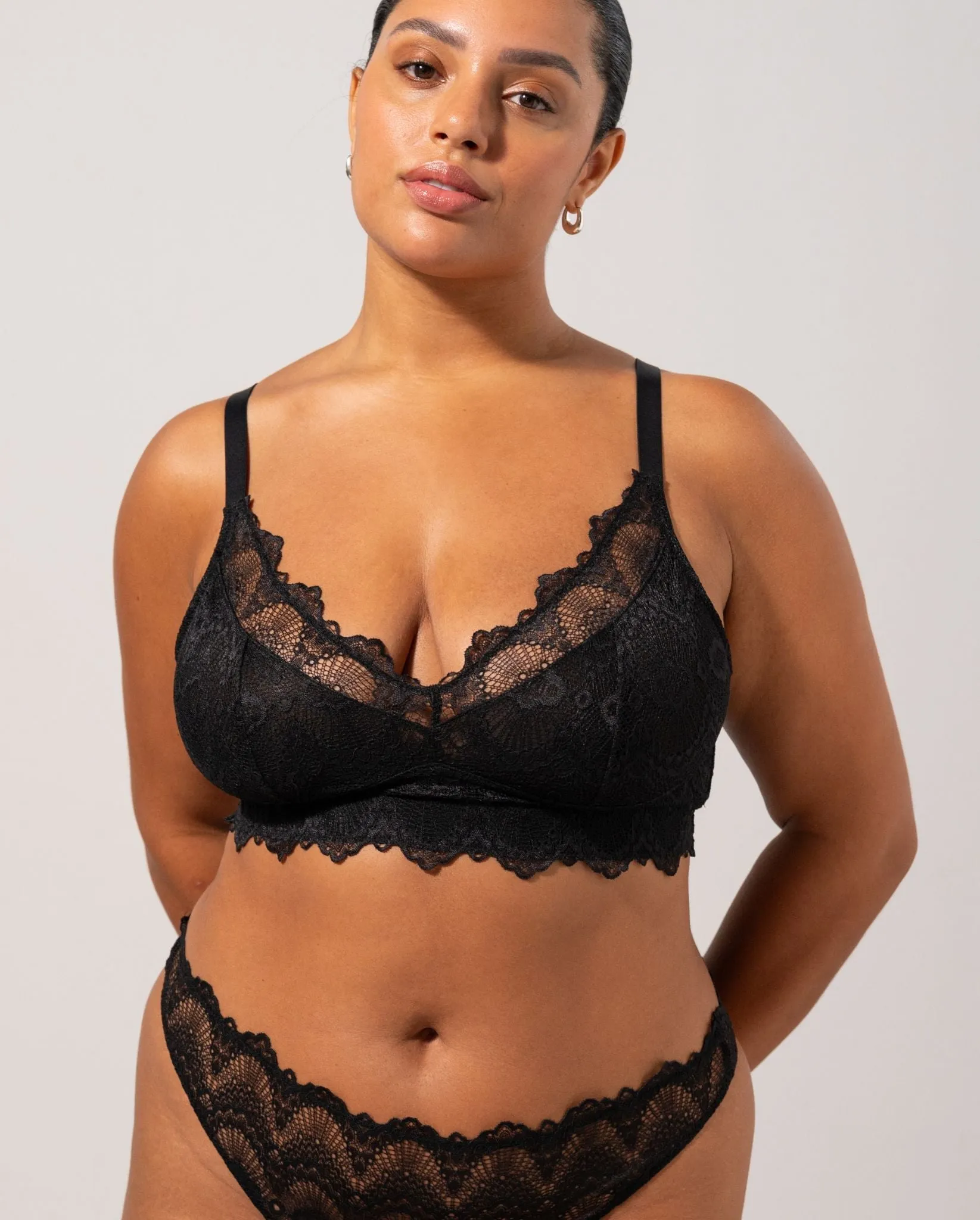 Lace Support Bra Black sold by Ivalo.com product image thumbnail 3