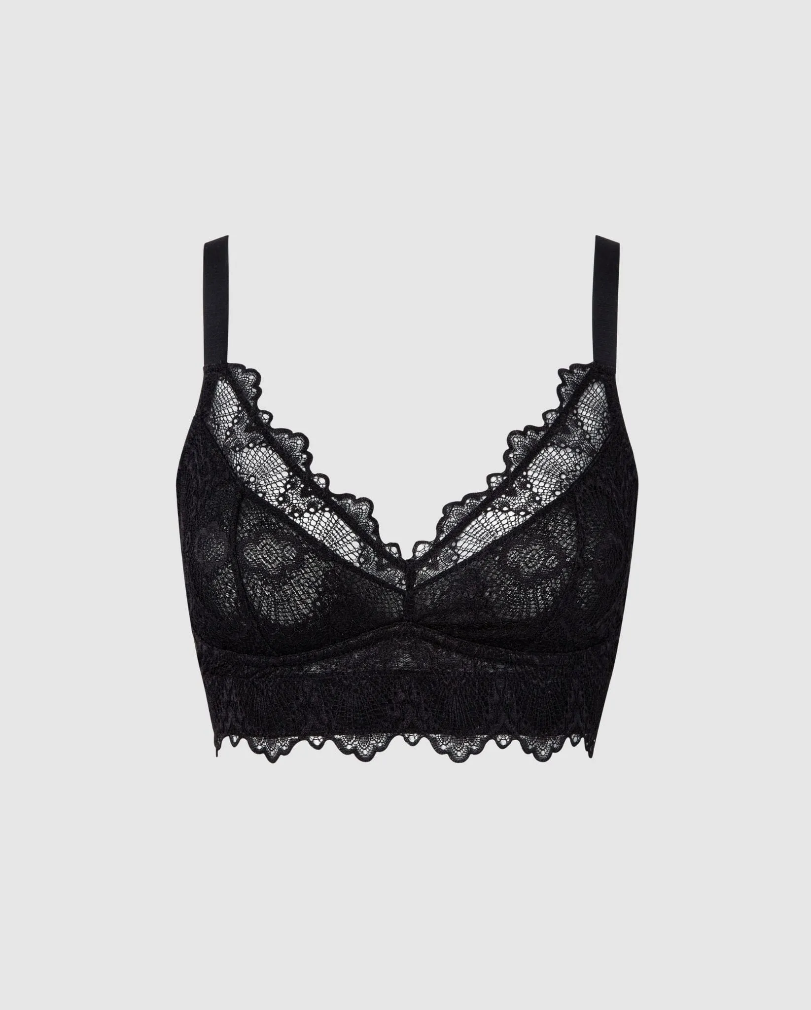 Lace Support Bra Black sold by Ivalo.com