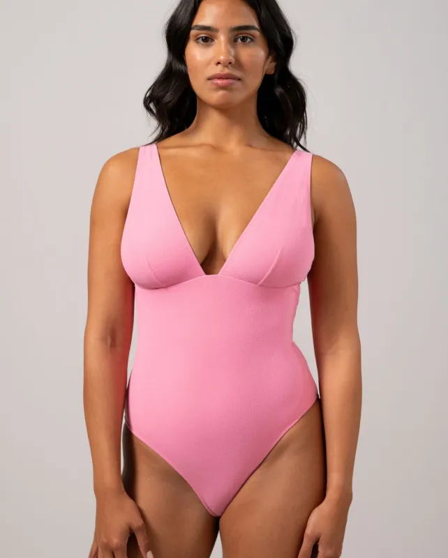 Plunge Swimsuit Pink sold by Ivalo.com