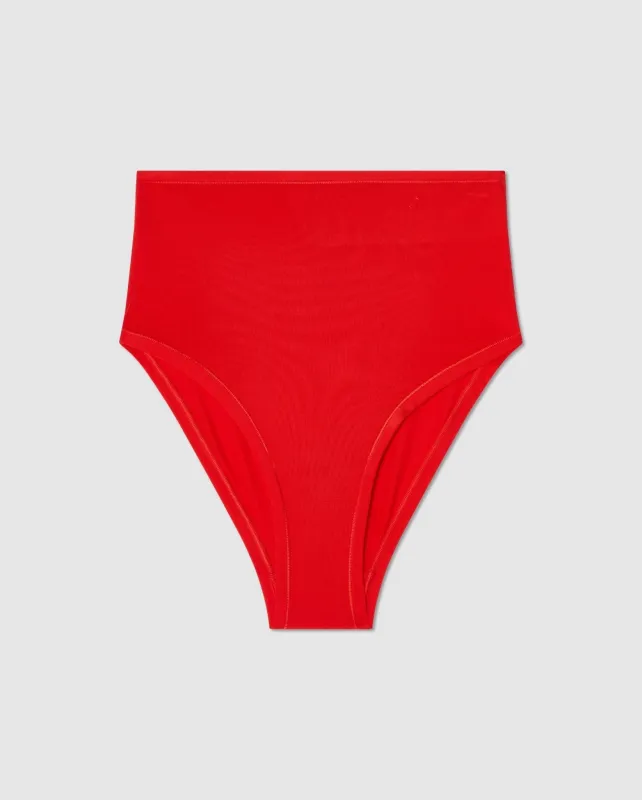 Micro Highwaist Briefs Fiery Red sold by Ivalo.com