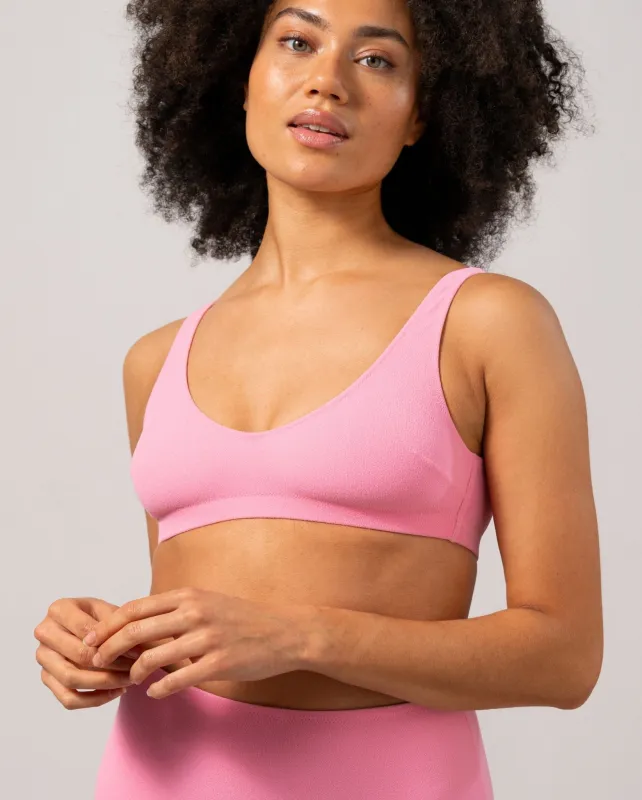 Scoop Bikini Top Pink sold by Ivalo.com