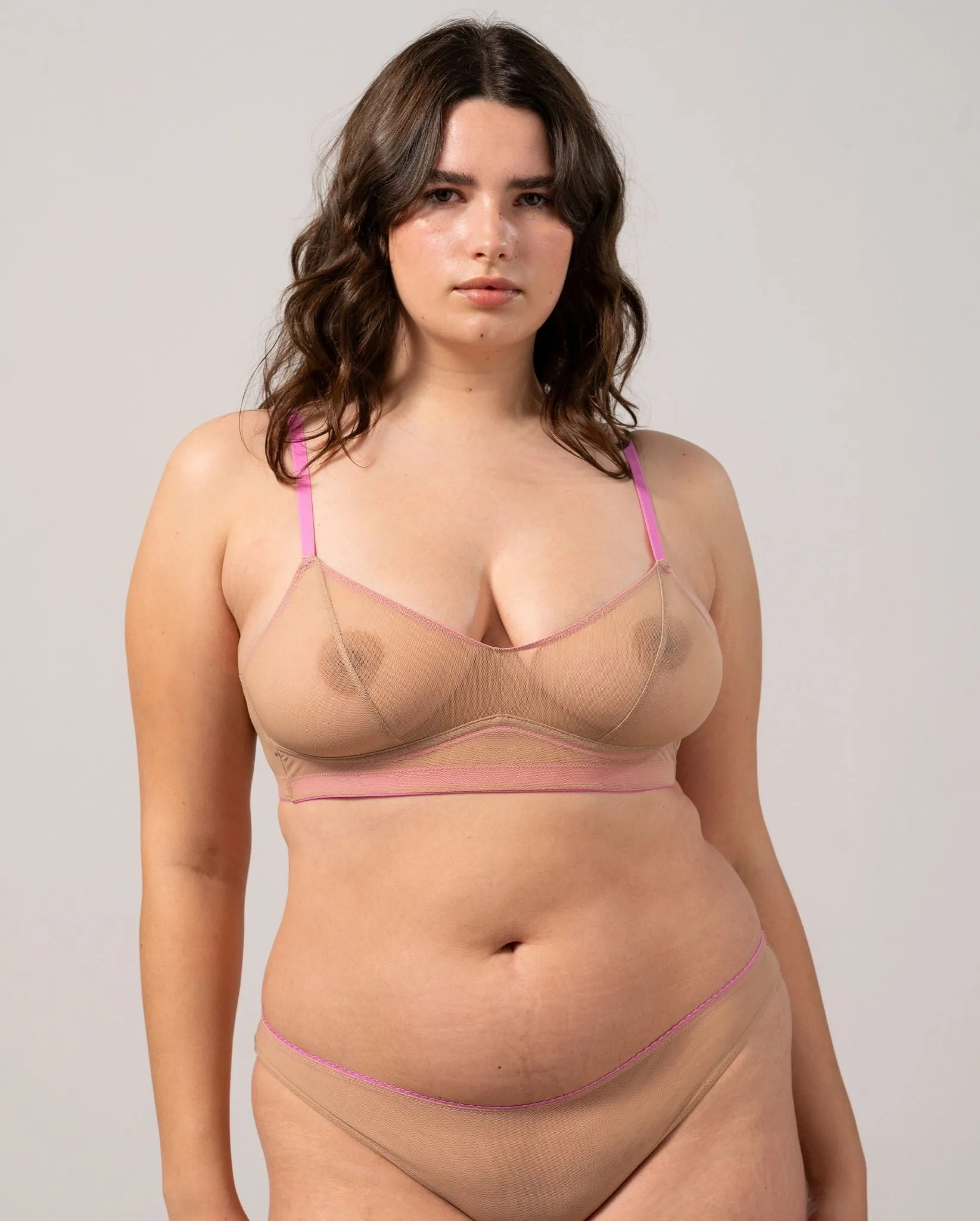 Mesh Balconette Sand/Candy Pink sold by Ivalo.com product image thumbnail 4