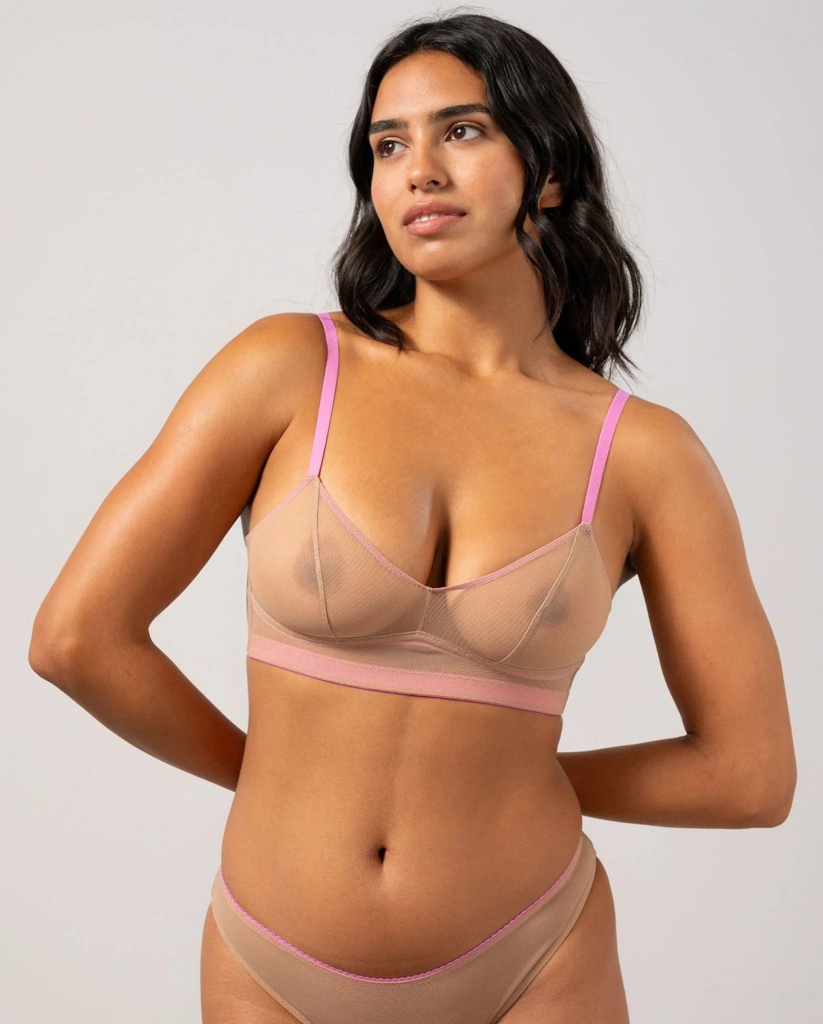 Mesh Balconette Sand/Candy Pink sold by Ivalo.com product image thumbnail 2