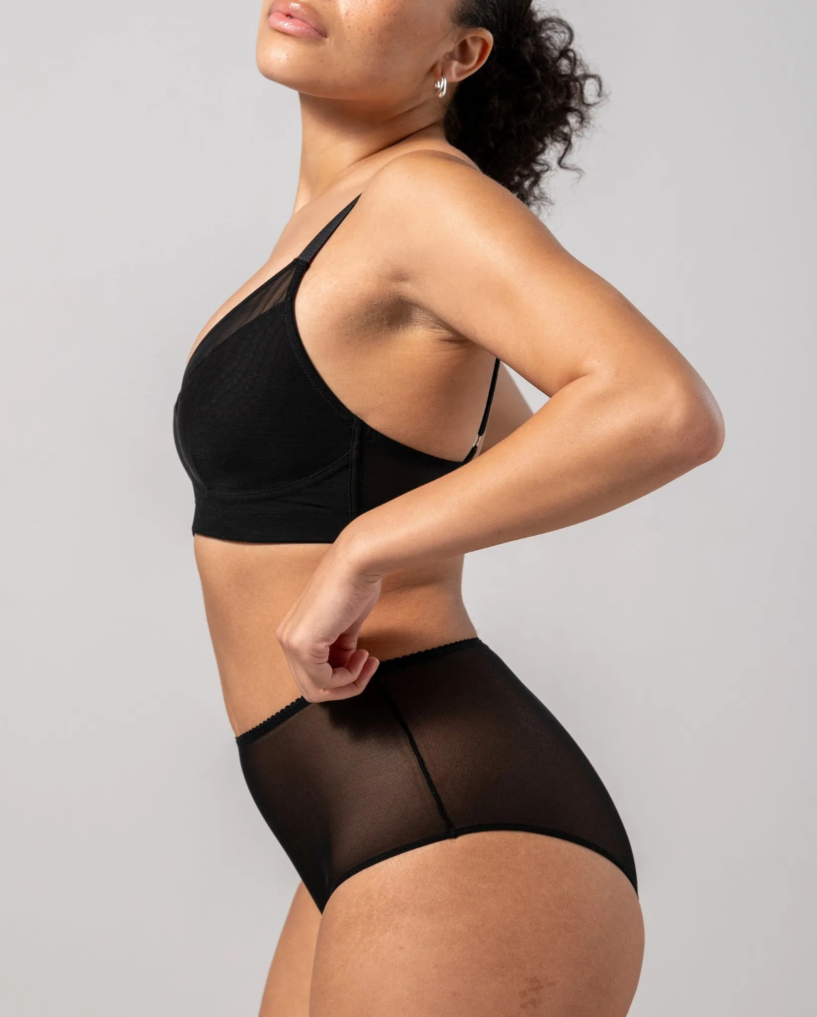Mesh Highwaist Briefs Mesh Mania Black sold by Ivalo.com product image thumbnail 5