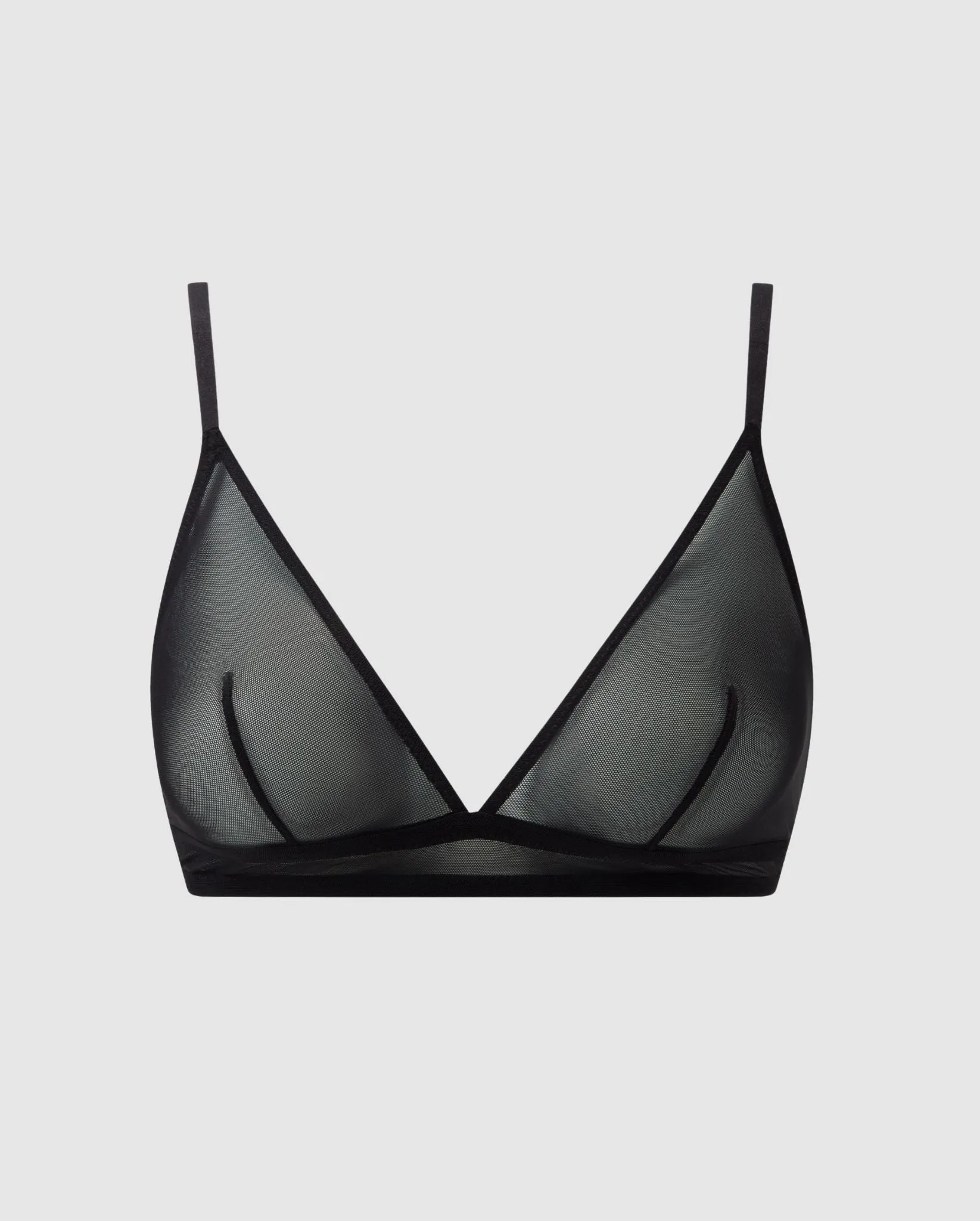 Mesh Triangle Bralette Black sold by Ivalo.com