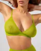 Mesh Triangle Bralette Matcha sold by Ivalo.com