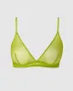 Mesh Triangle Bralette Matcha sold by Ivalo.com