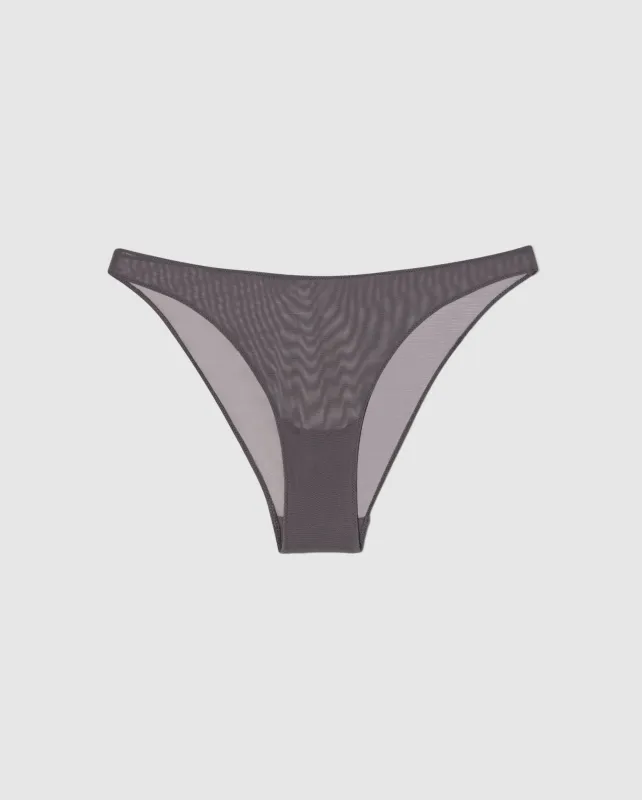 Mesh Bikini Briefs Grey sold by Ivalo.com