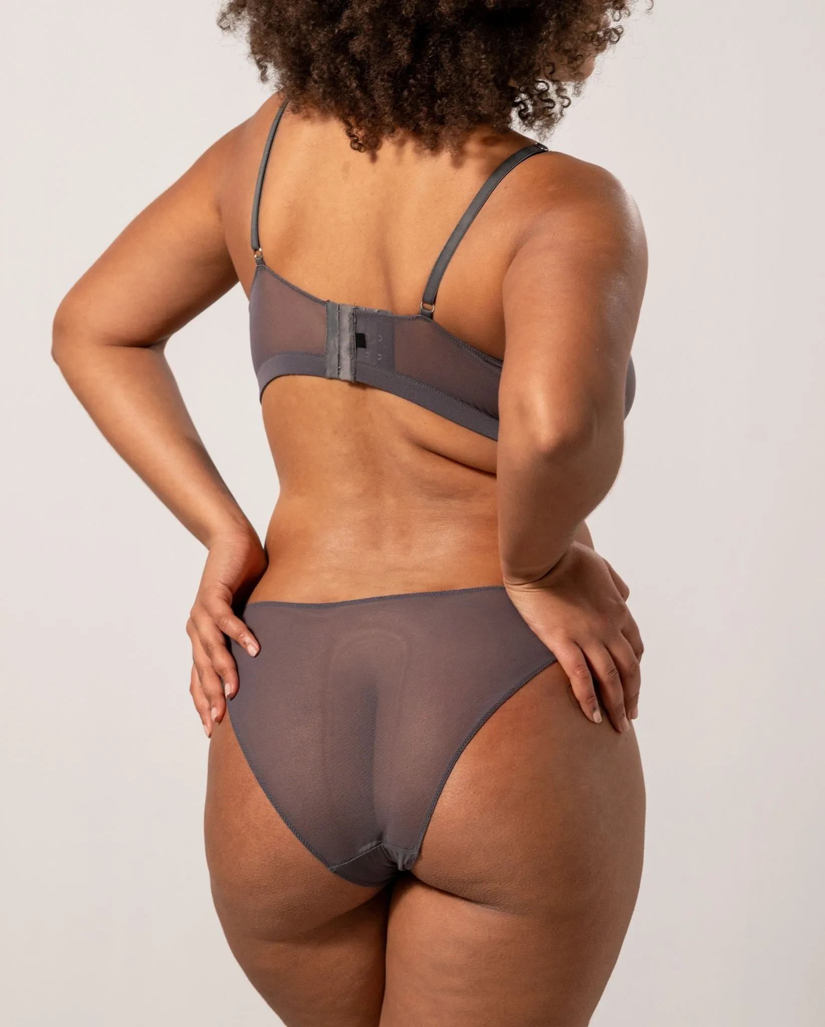Mesh Bikini Briefs Grey sold by Ivalo.com product image thumbnail 5
