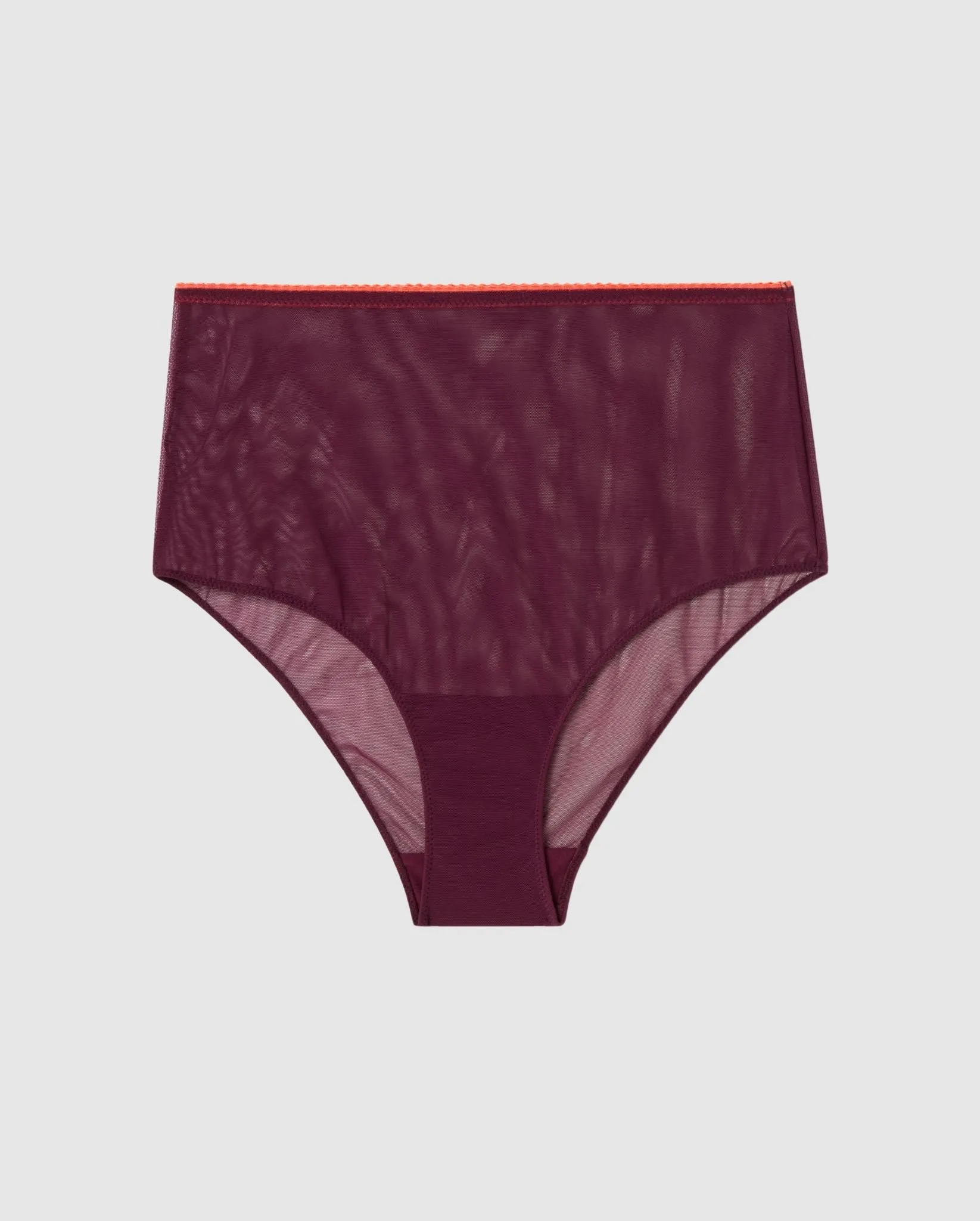 Mesh Highwaist Briefs Cherry/Coral sold by Ivalo.com