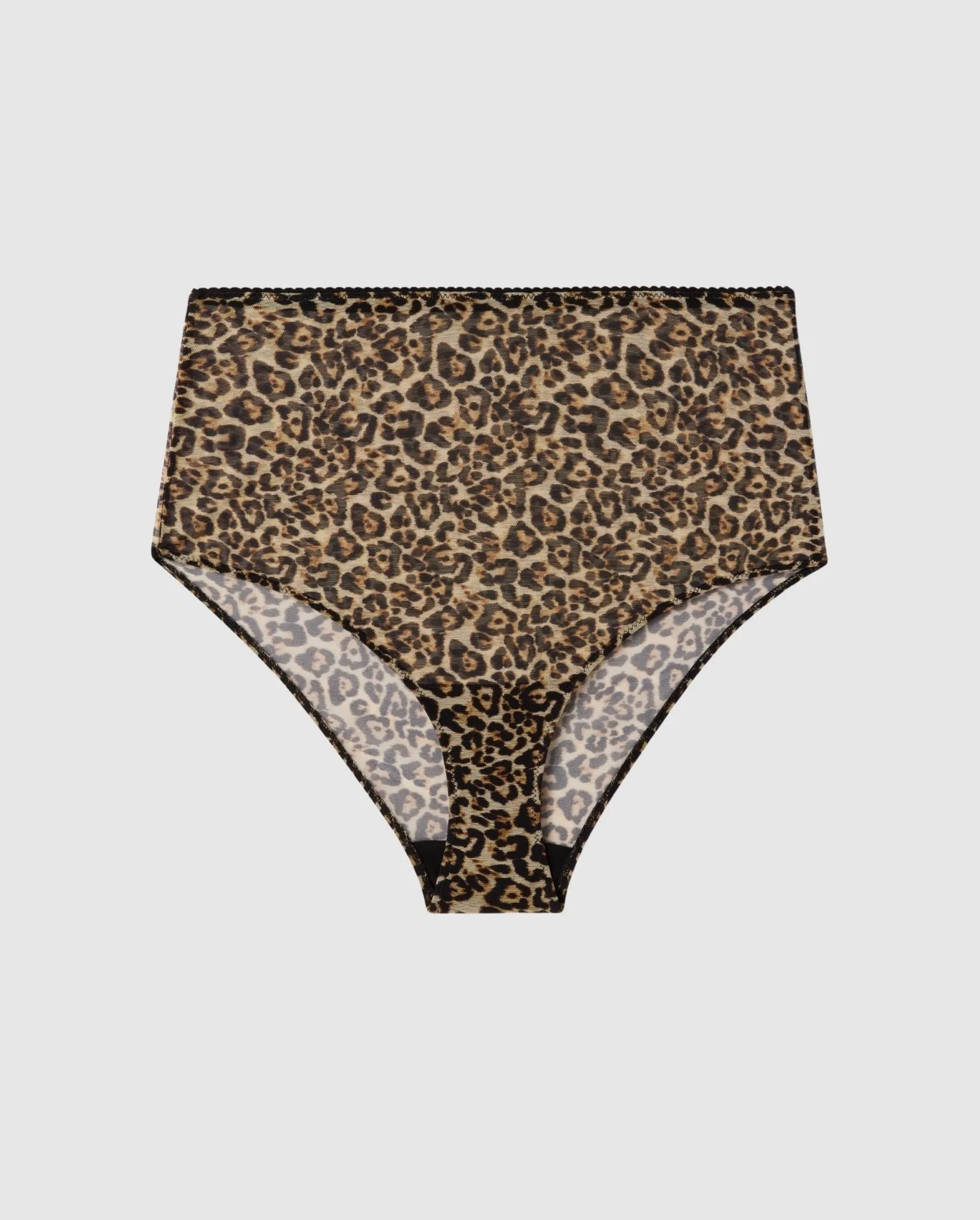 Mesh Highwaist Briefs Leopard sold by Ivalo.com
