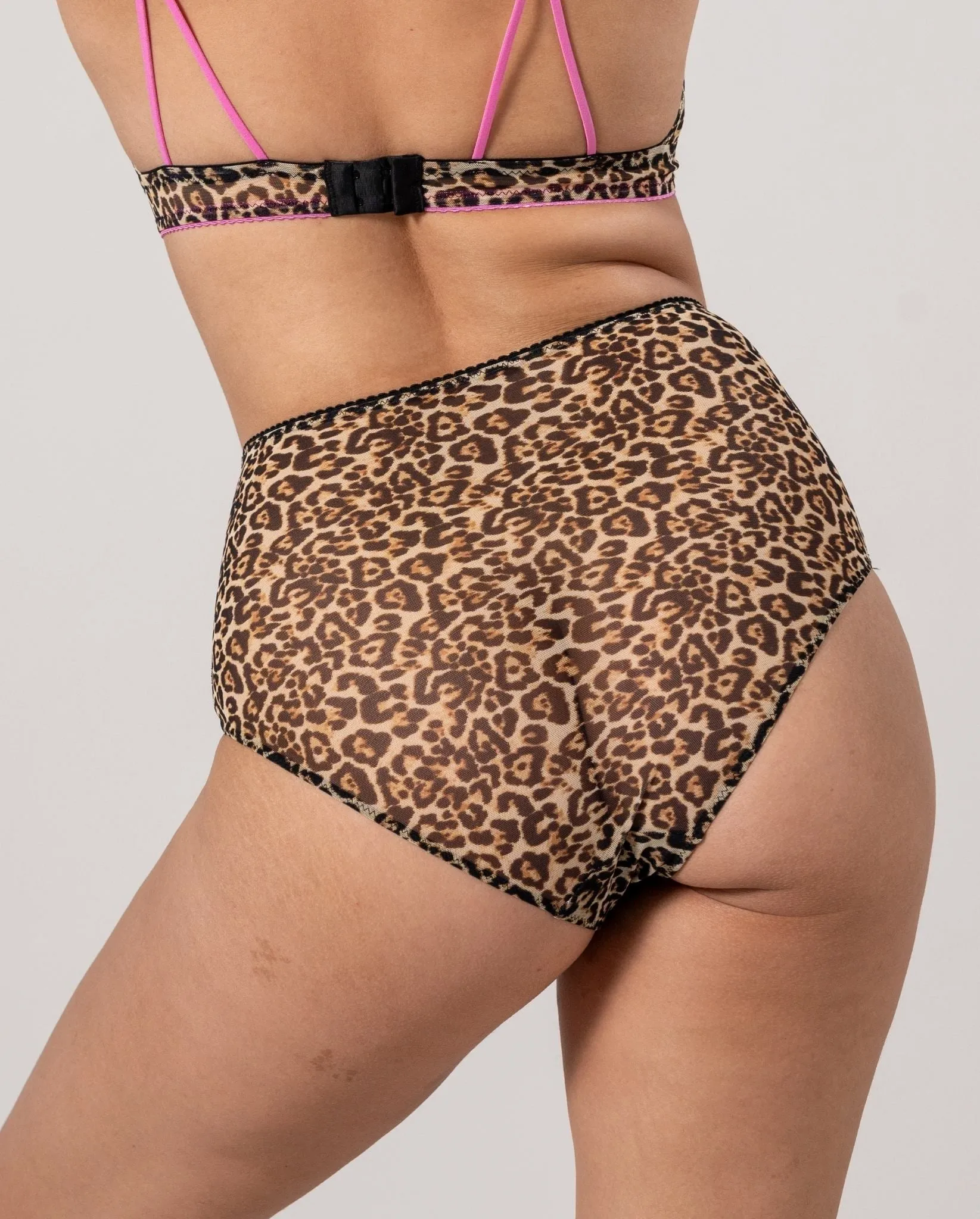 Mesh Highwaist Briefs Leopard sold by Ivalo.com product image thumbnail 2