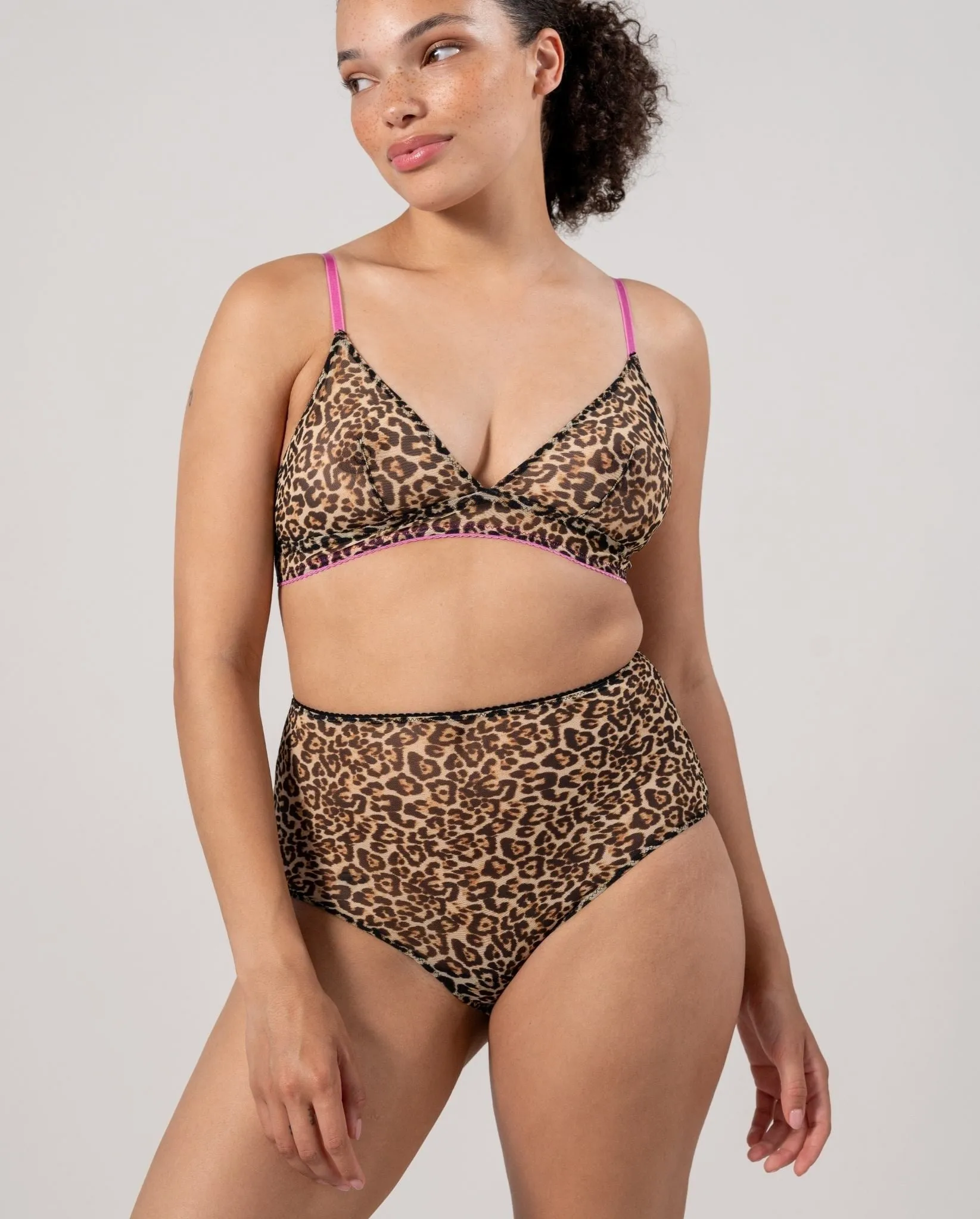 Mesh Highwaist Briefs Leopard sold by Ivalo.com product image thumbnail 3