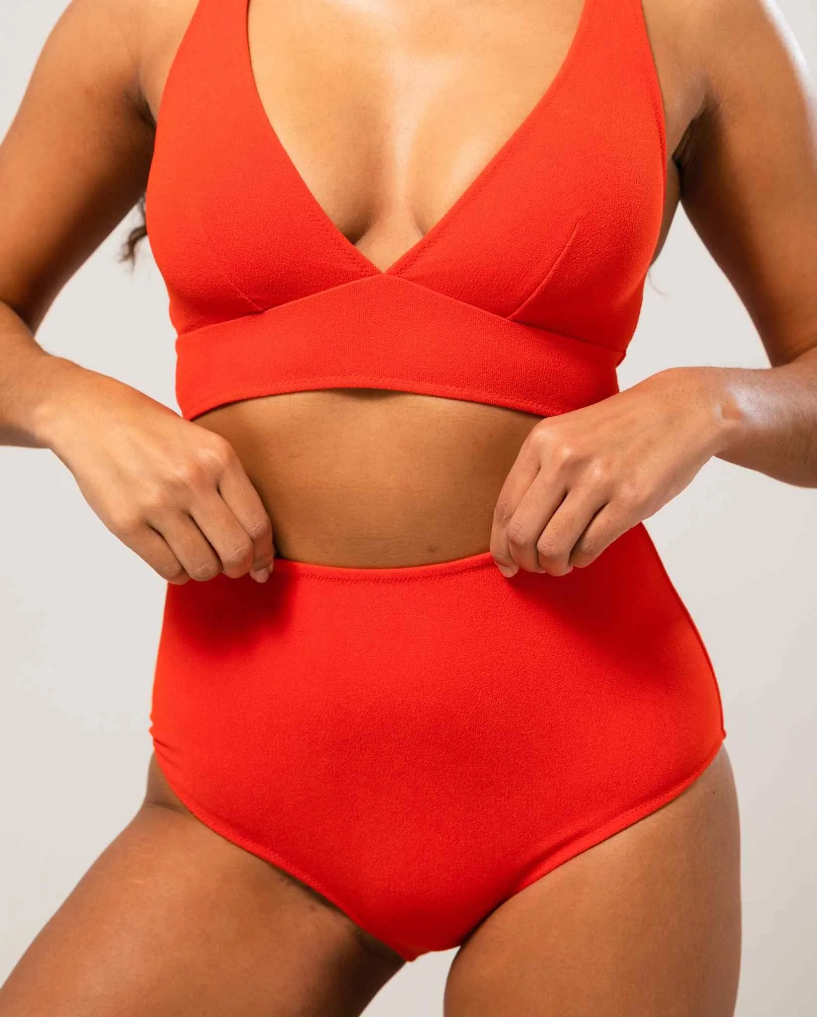 Highwaist Bikini Briefs Papaya sold by Ivalo.com product image thumbnail 4