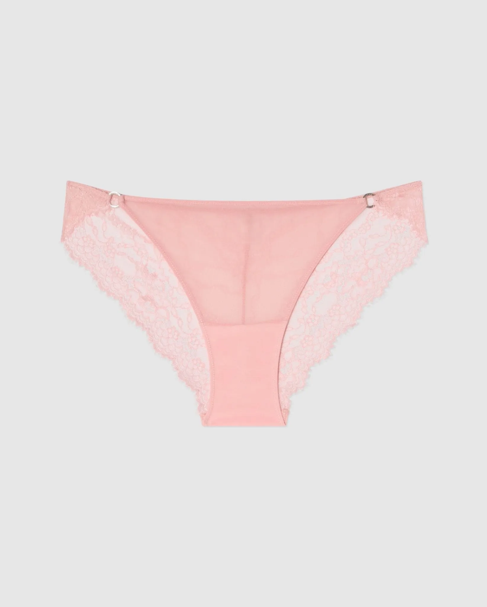 Lace Mesh Tanga Briefs Powder Pink sold by Ivalo.com