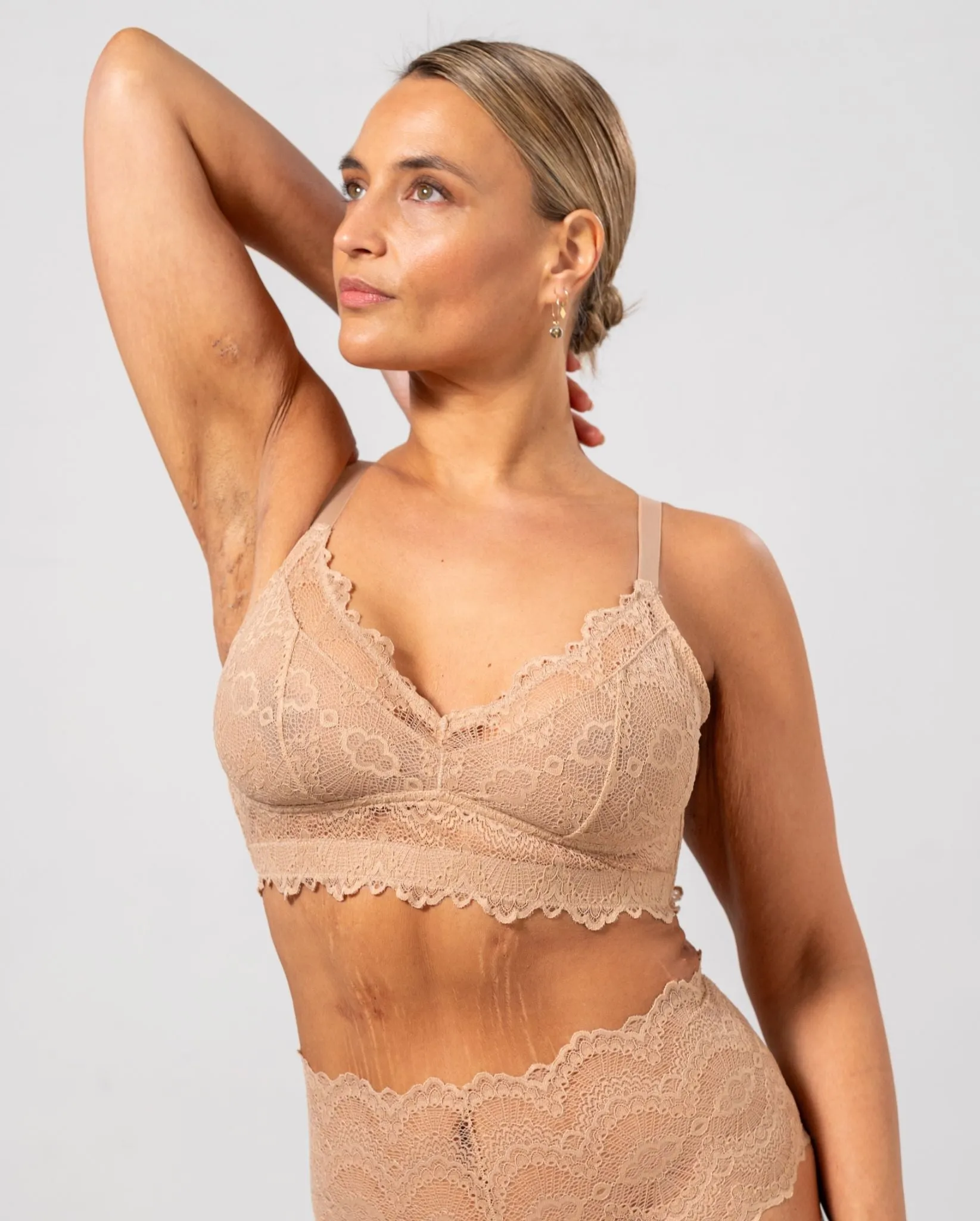 Lace Support Bra Warm Nude sold by Ivalo.com product image thumbnail 3
