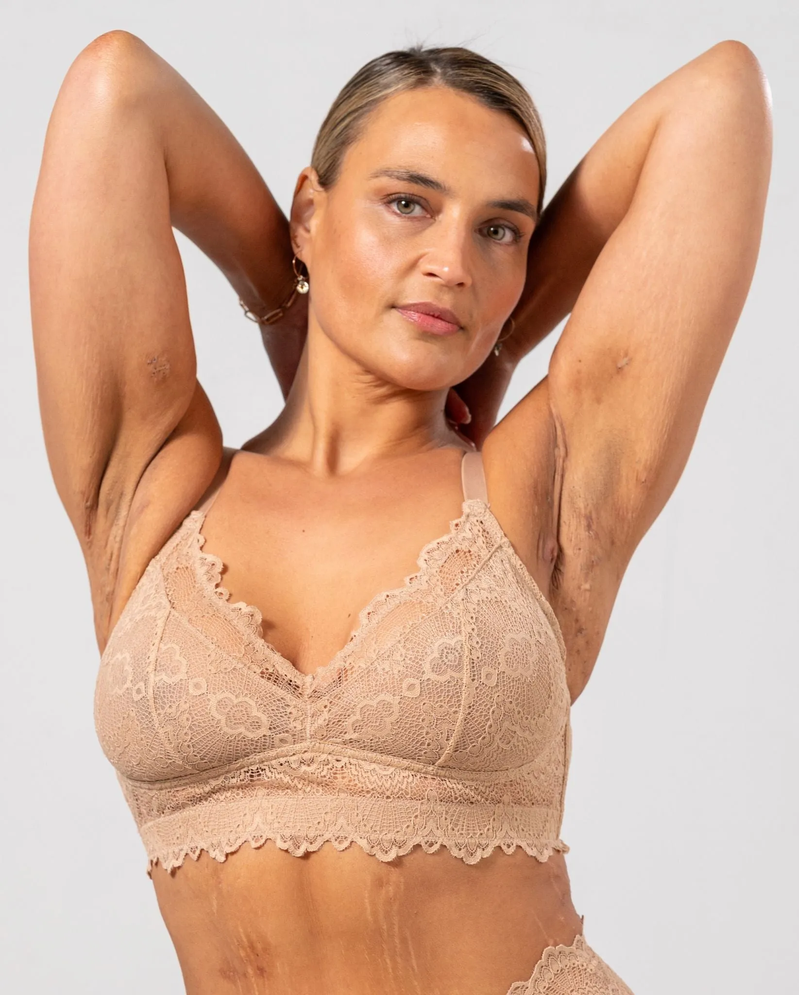 Lace Support Bra Warm Nude sold by Ivalo.com product image thumbnail 5
