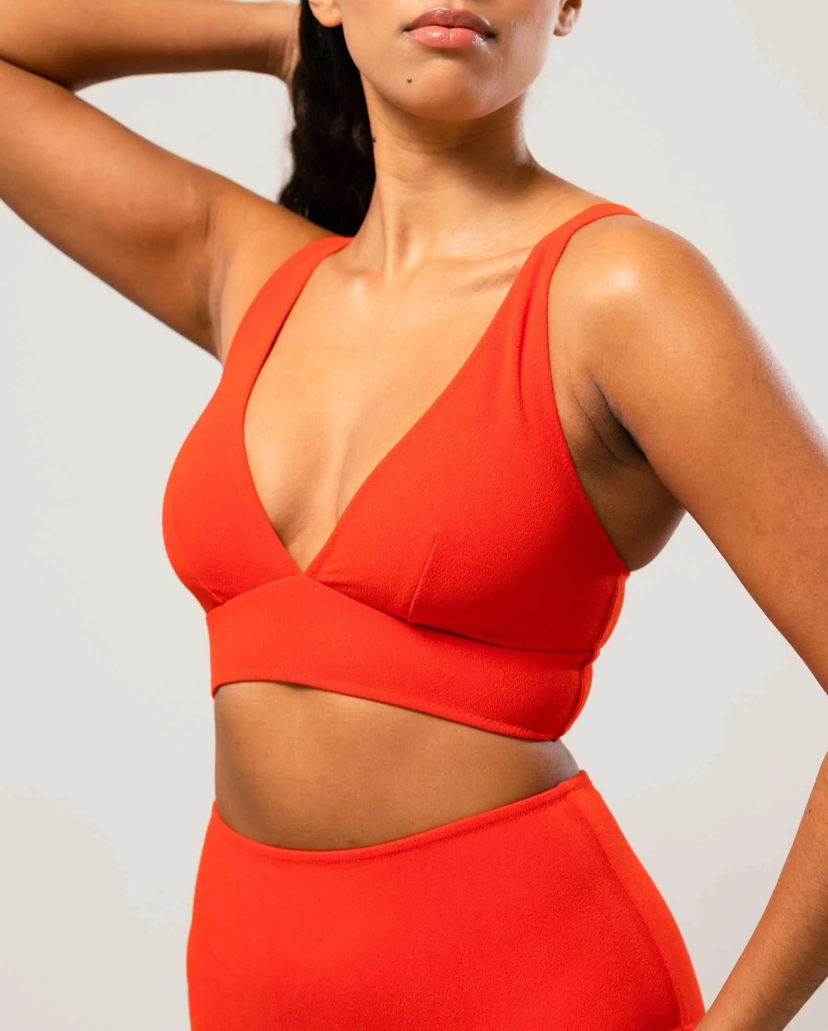 Plunge Bikini Top Papaya sold by Ivalo.com product image thumbnail 4