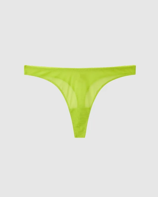 Mesh Thong Zesty Lime sold by Ivalo.com