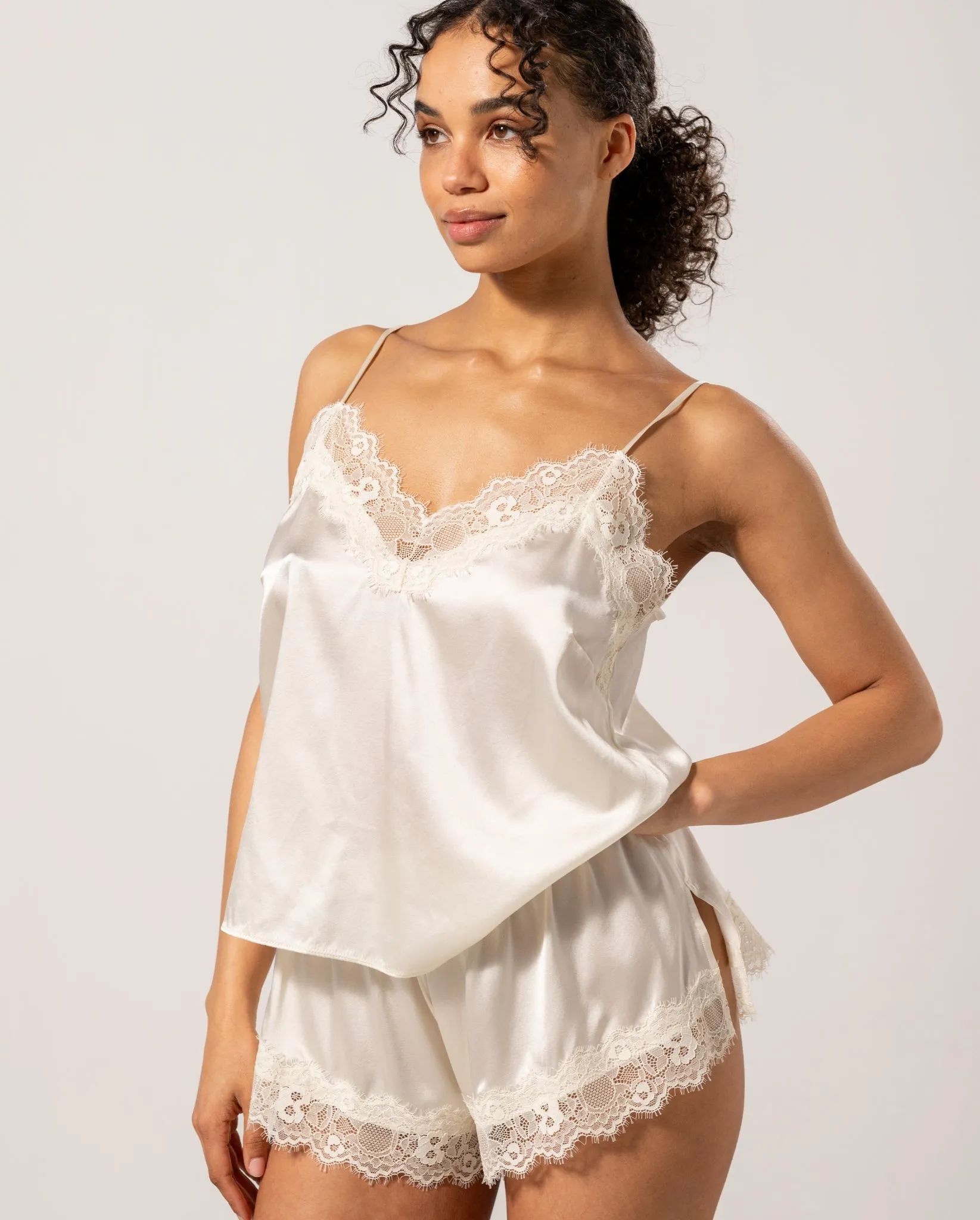 Silk Lace Camisole Cream White sold by Ivalo.com product image thumbnail 5