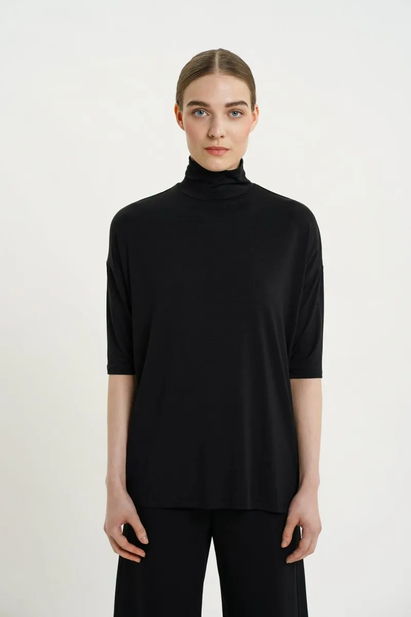 Tomasine Turtleneck Top Black sold by Ivalo.com